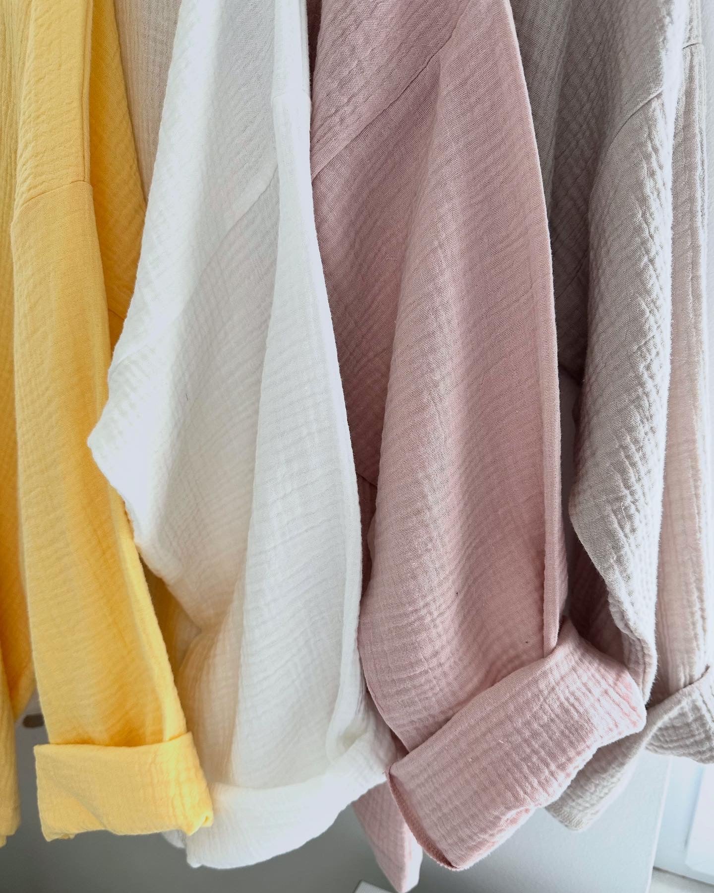 Musselin Oberteil, Damen Musselinpulli, leichter Pulli, Sommer-Pulli, Musselin Bluse