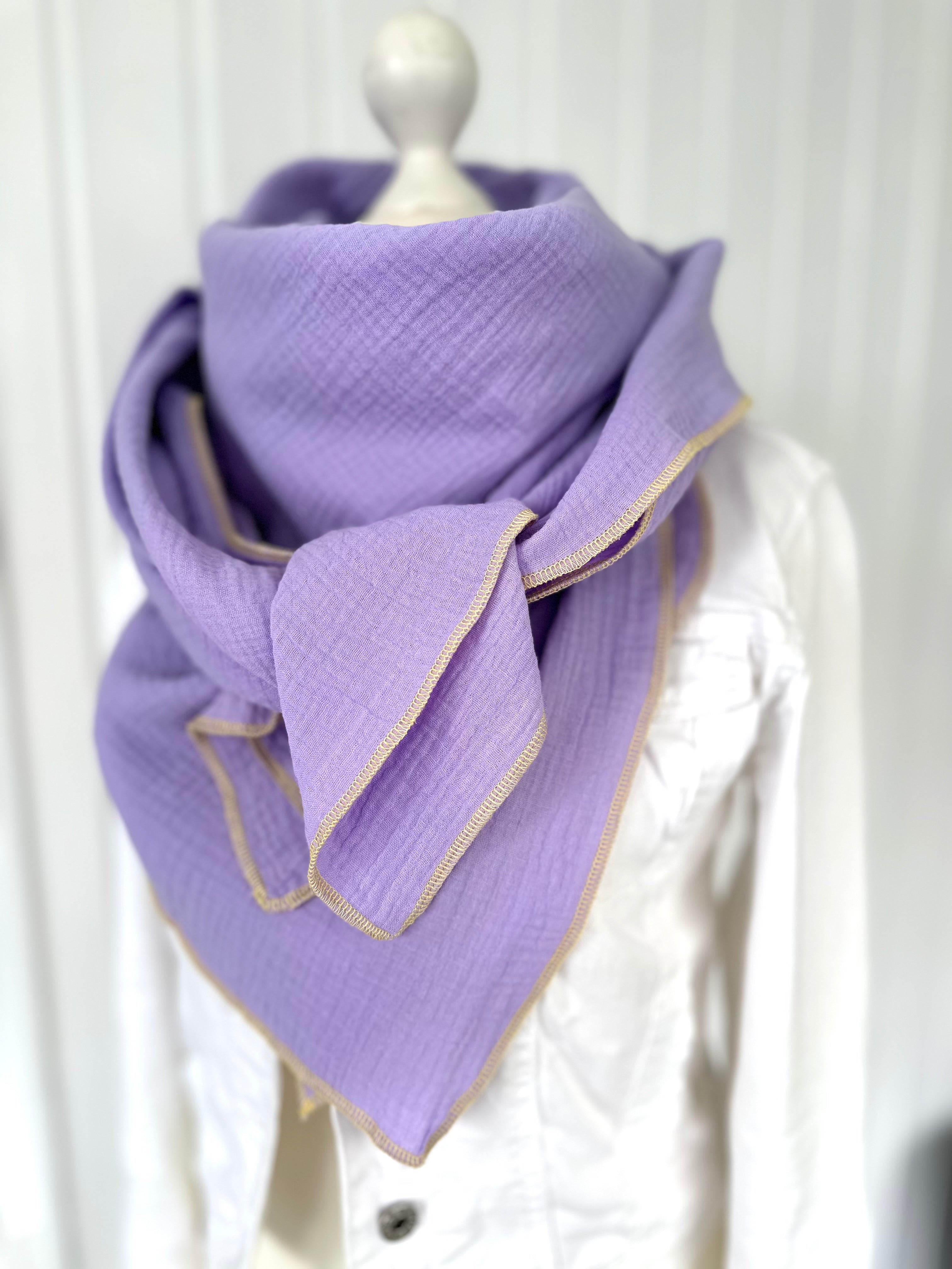 Musselintuch, Tuch, Damentuch, Musselin XXL Tuch