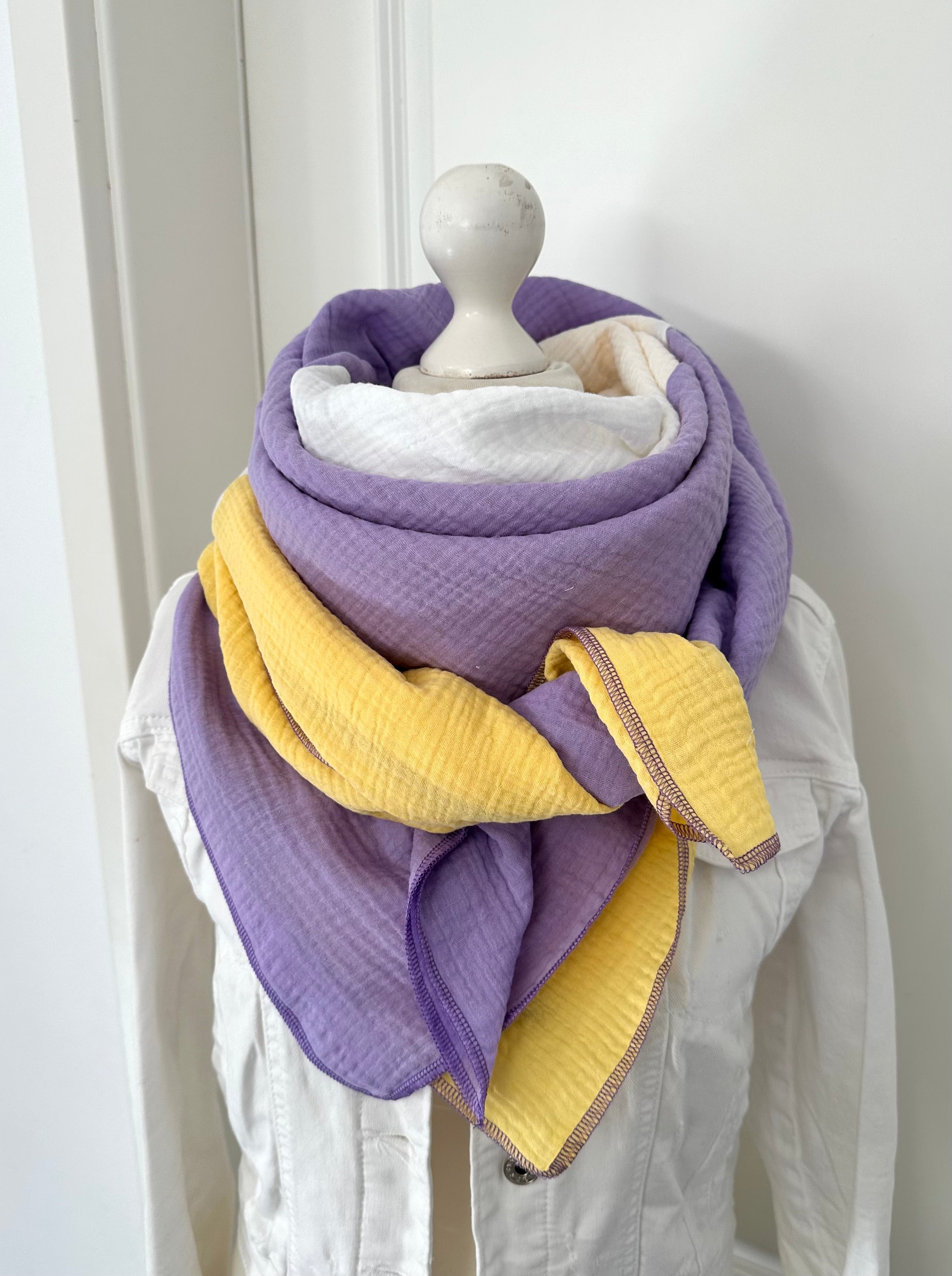 Musselintuch, Tuch, Damentuch, Musselin XXL Tuch