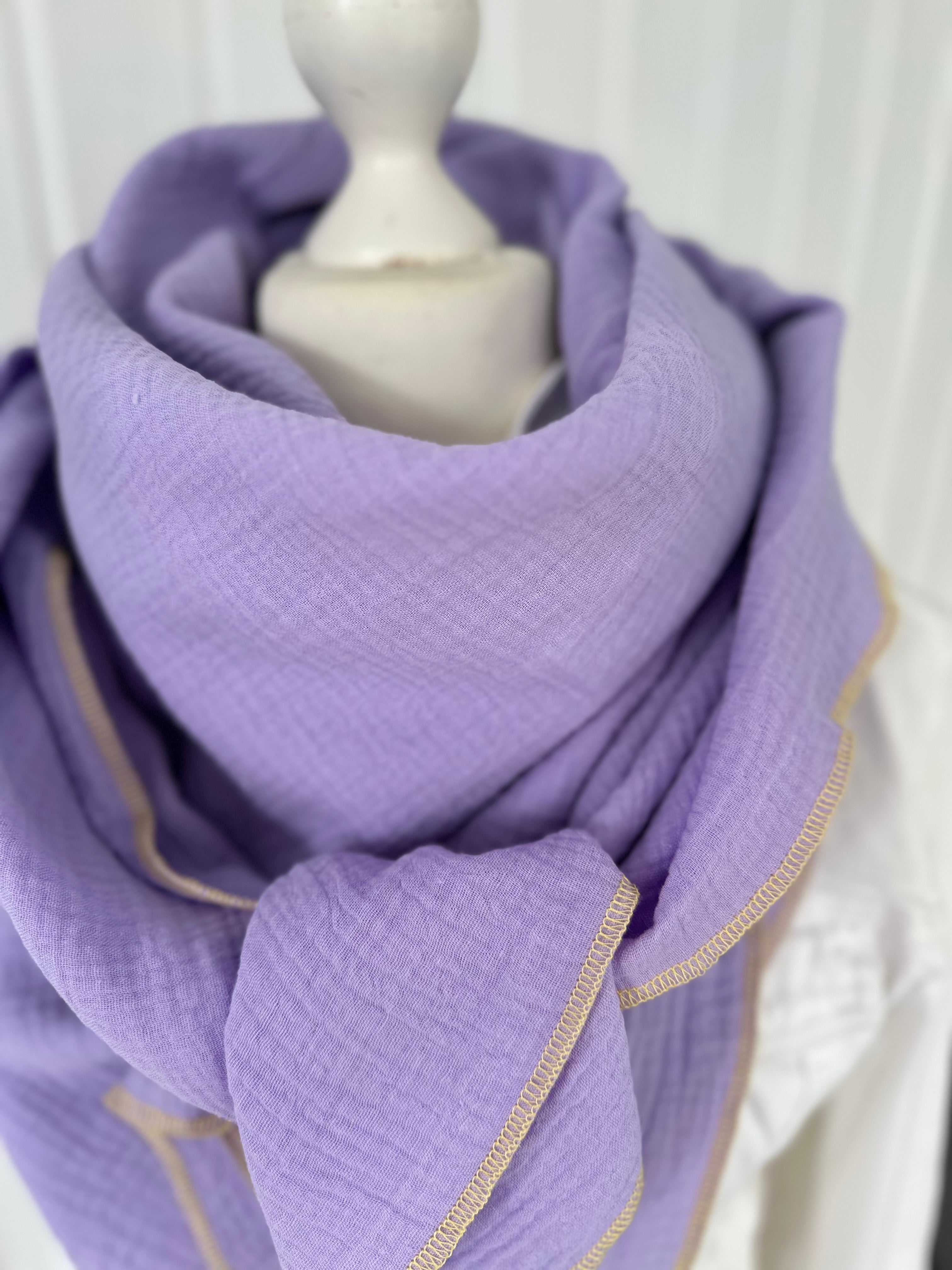 Musselintuch, Tuch, Damentuch, Musselin XXL Tuch