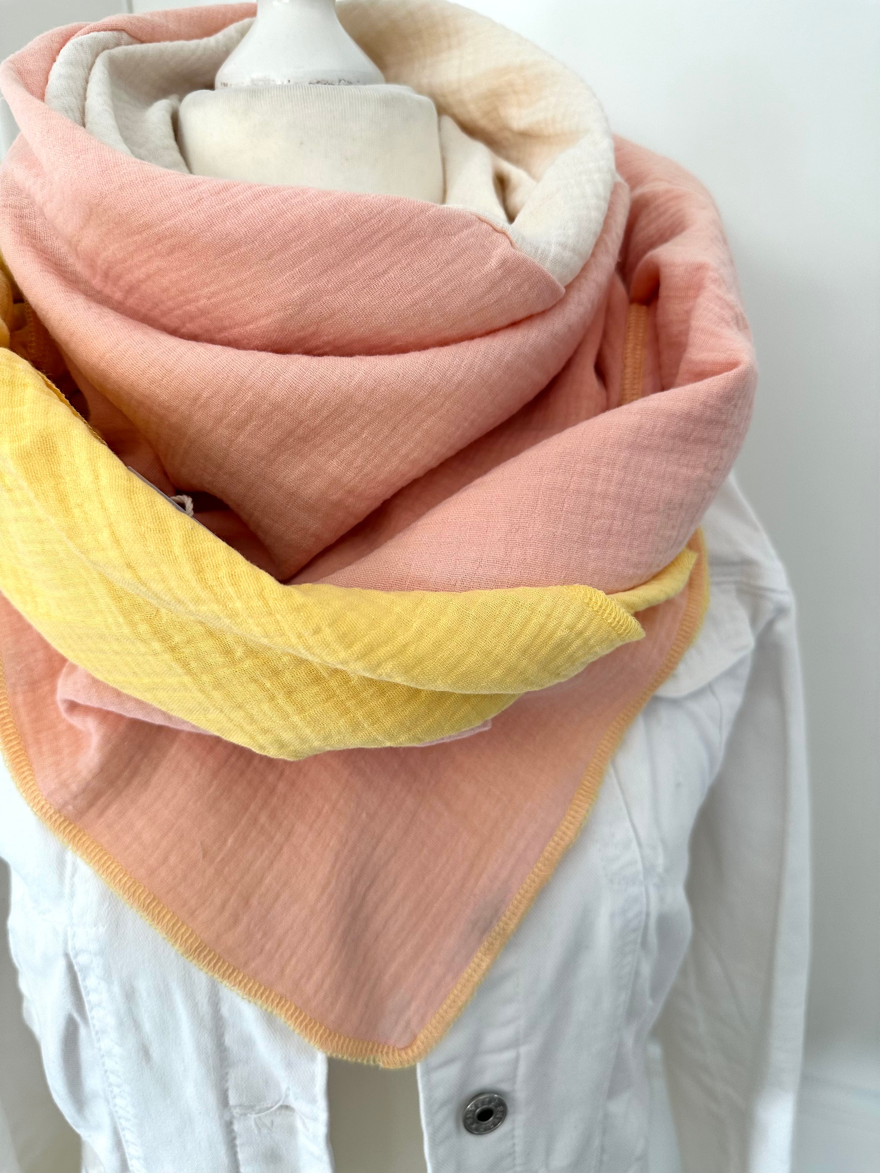 Musselintuch, Tuch, Damentuch, Musselin XXL Tuch