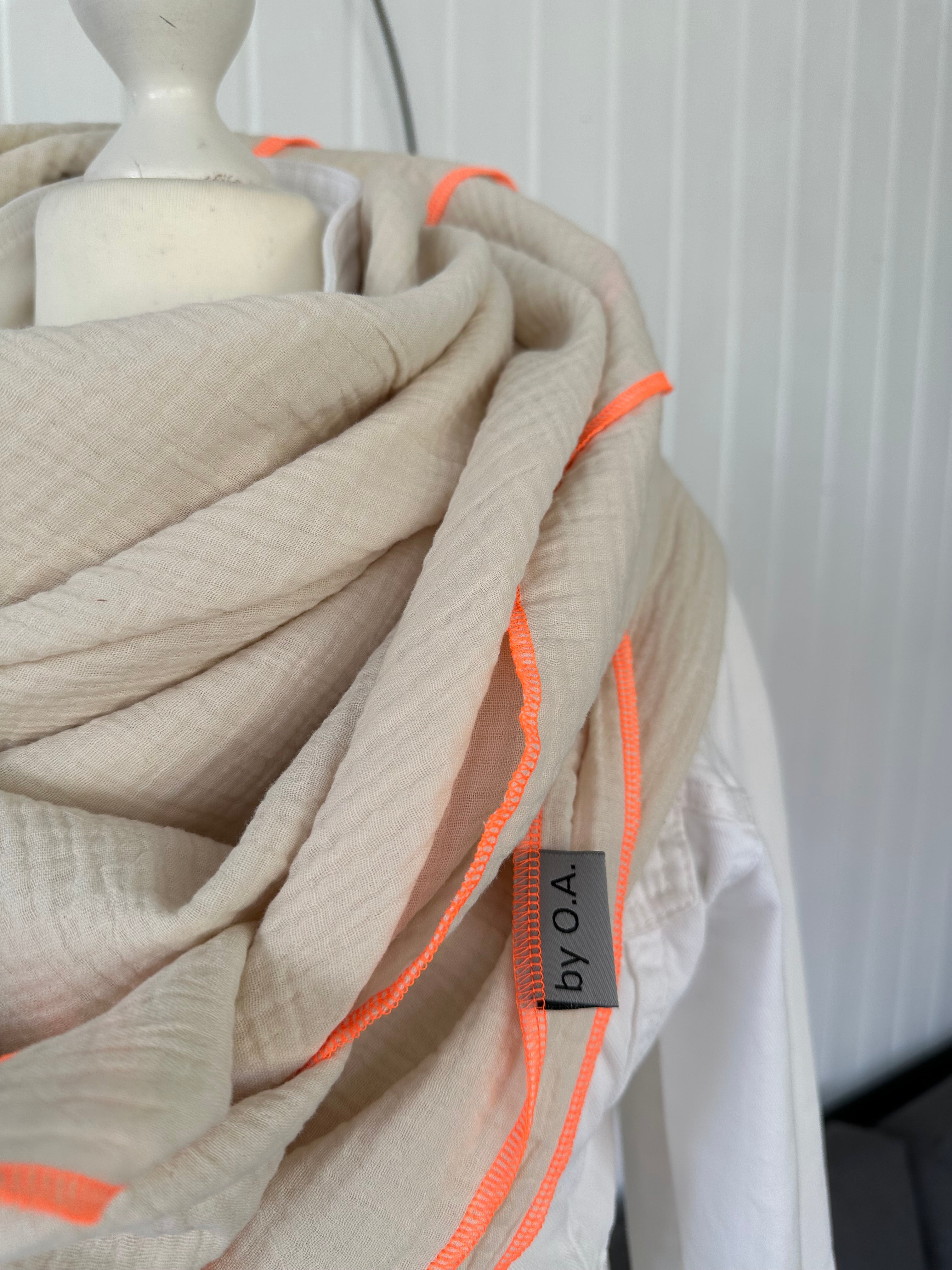 Musselintuch, Tuch, Damentuch, Musselin XXL Tuch