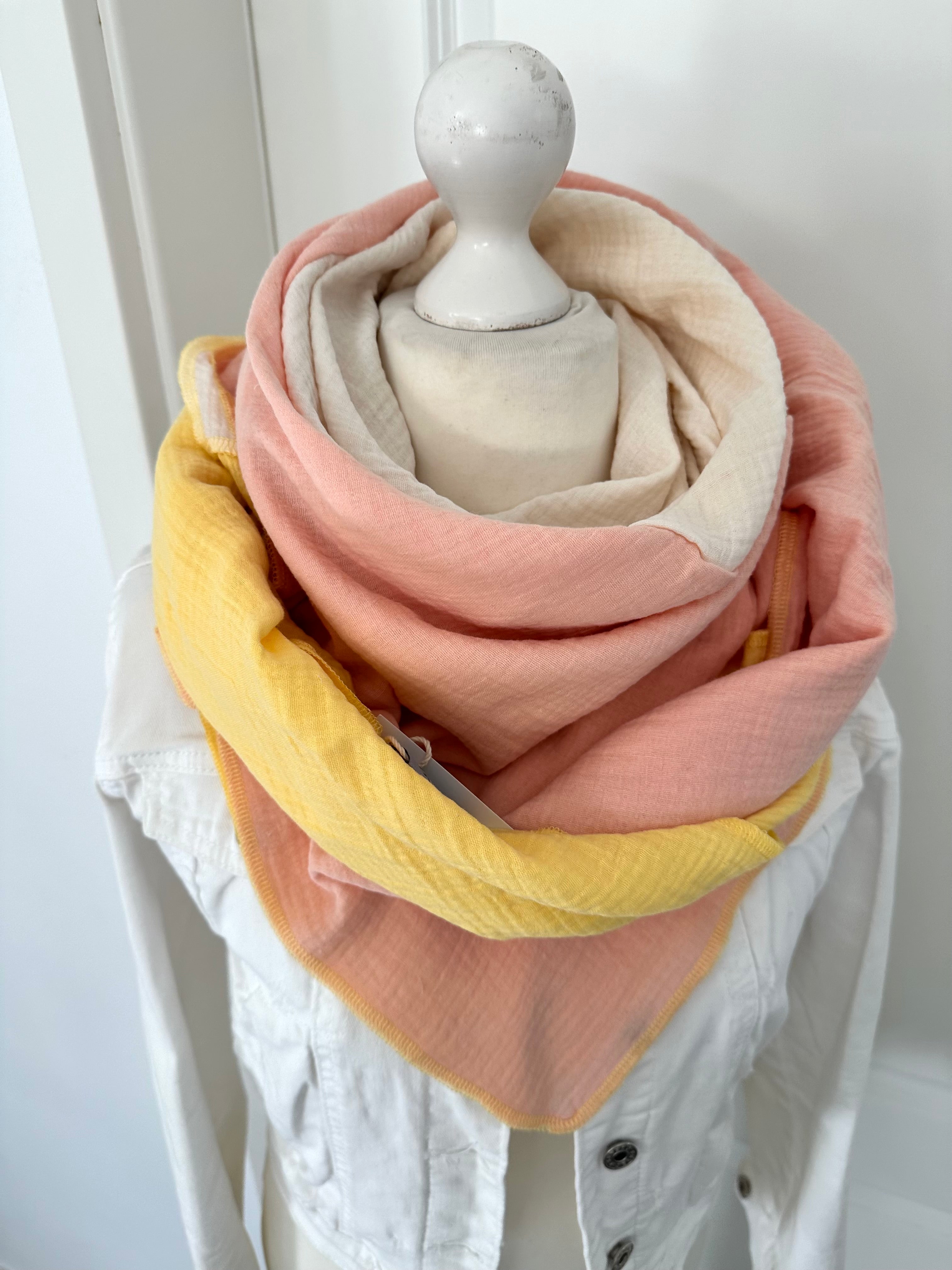 Musselintuch, Tuch, Damentuch, Musselin XXL Tuch