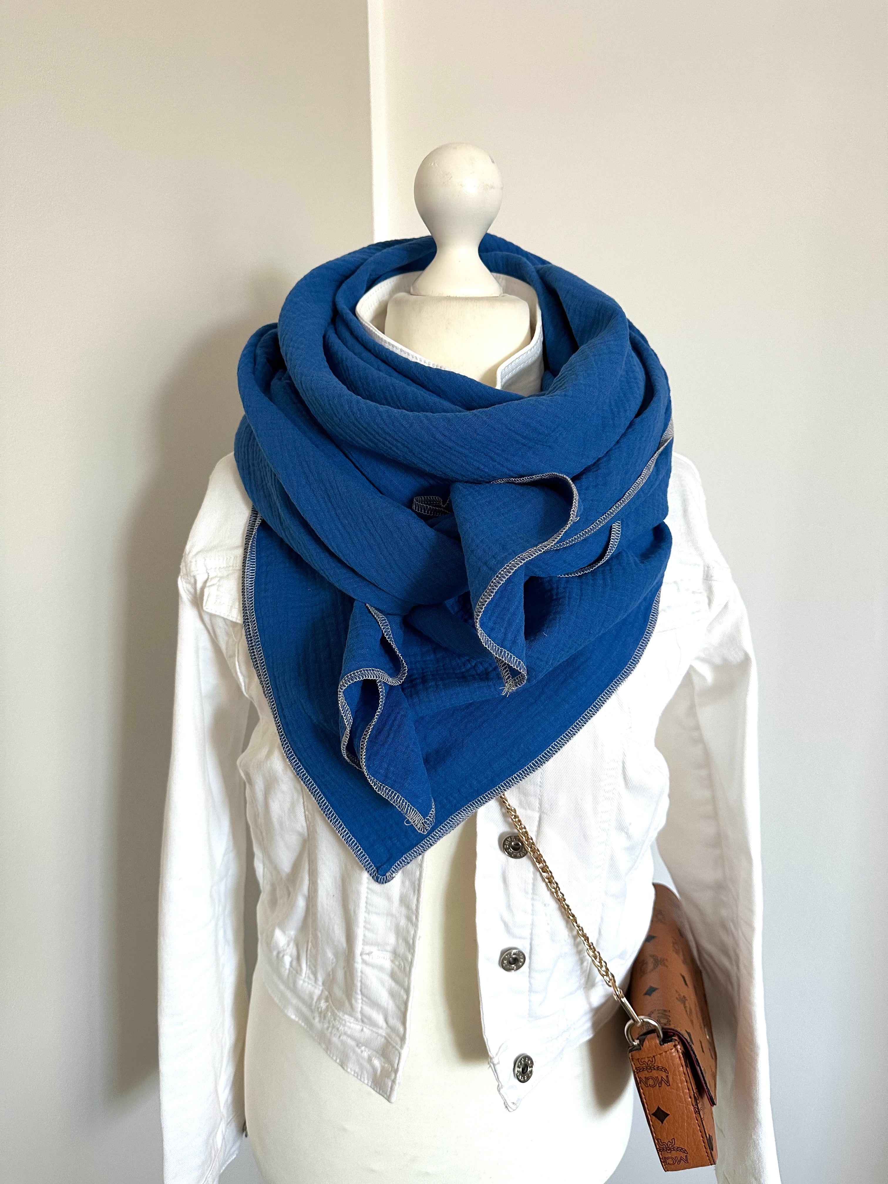 Musselintuch, Tuch, Damentuch, Musselin XXL Tuch