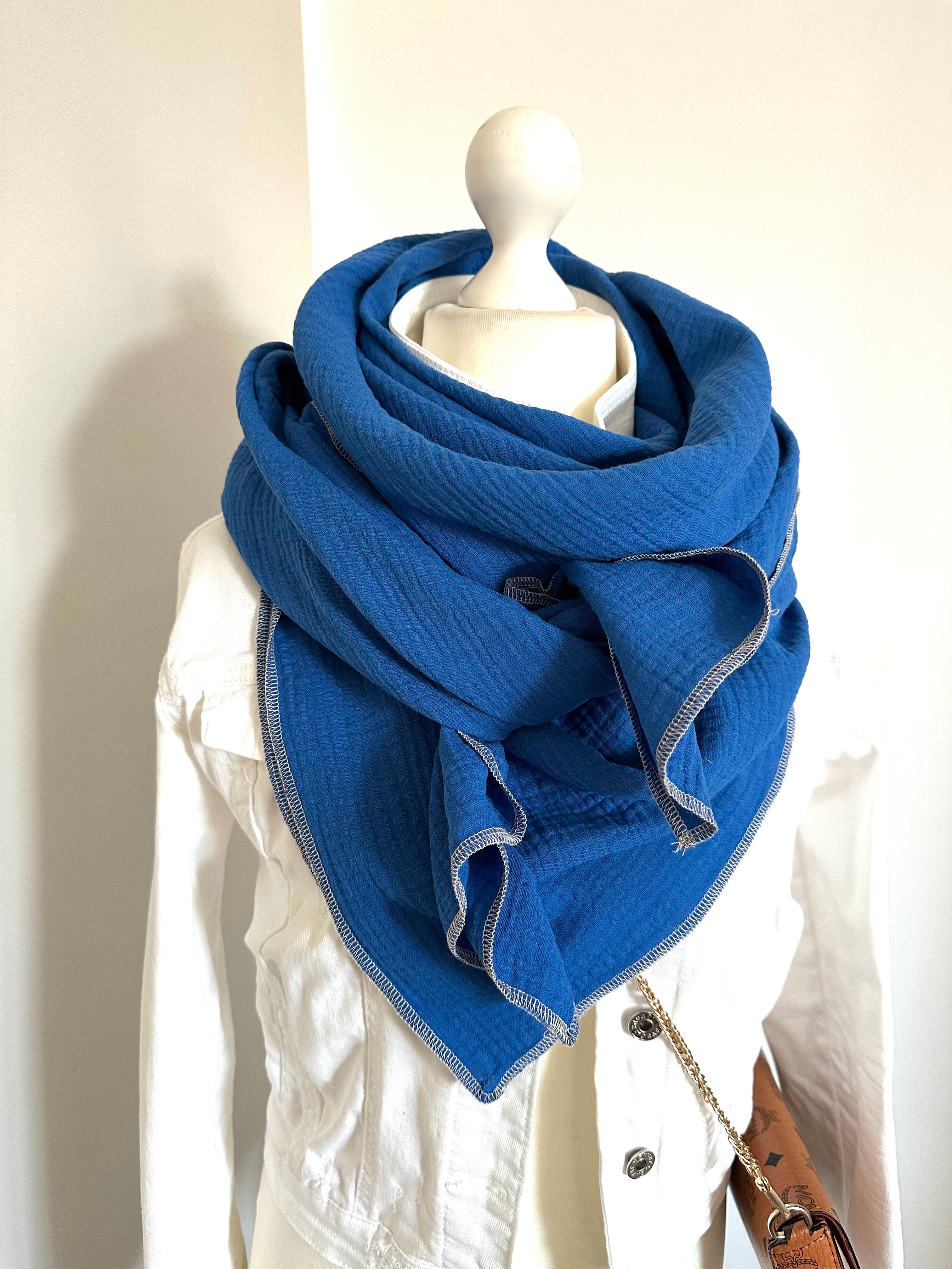 Musselintuch, Tuch, Damentuch, Musselin XXL Tuch