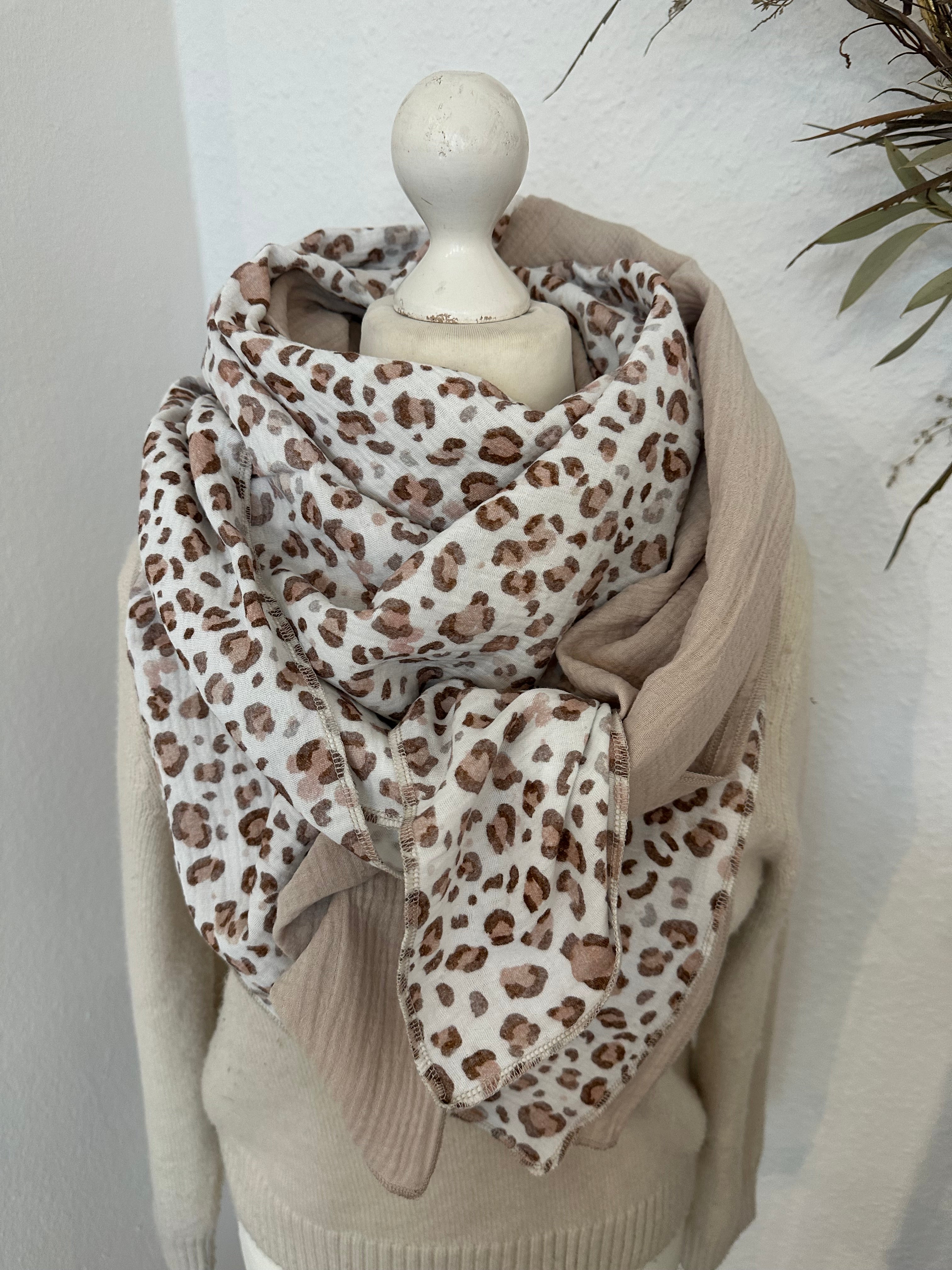 Musselintuch, Tuch, Damentuch, Musselin XXL Tuch