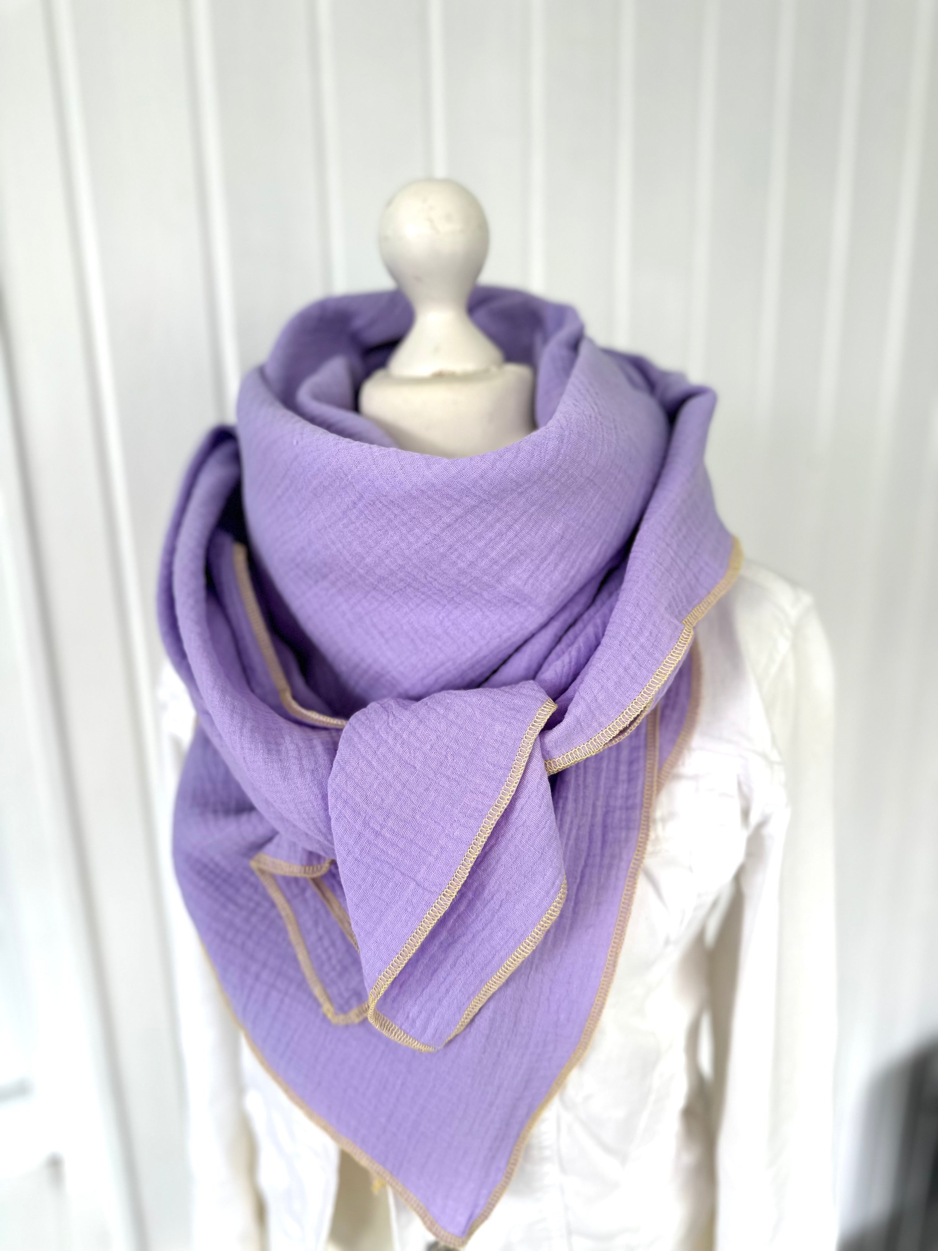 Musselintuch, Tuch, Damentuch, Musselin XXL Tuch