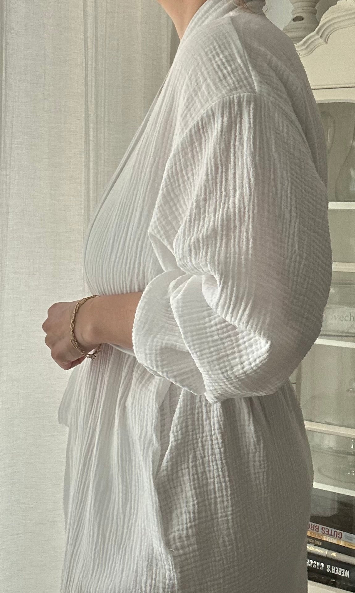 Morgenmantel, Kimono, Musselinmantel