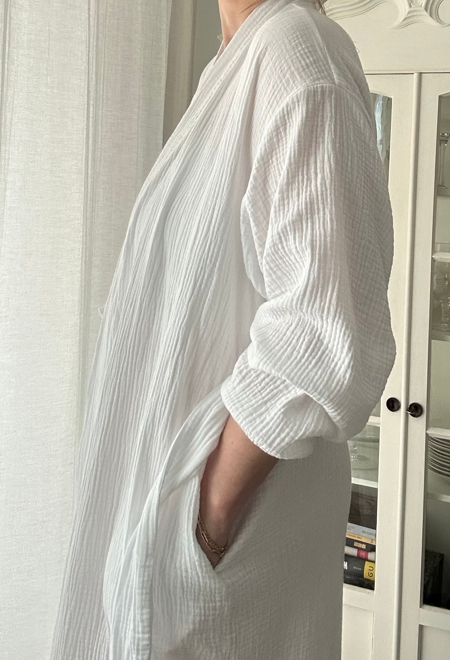 Morgenmantel, Kimono, Musselinmantel