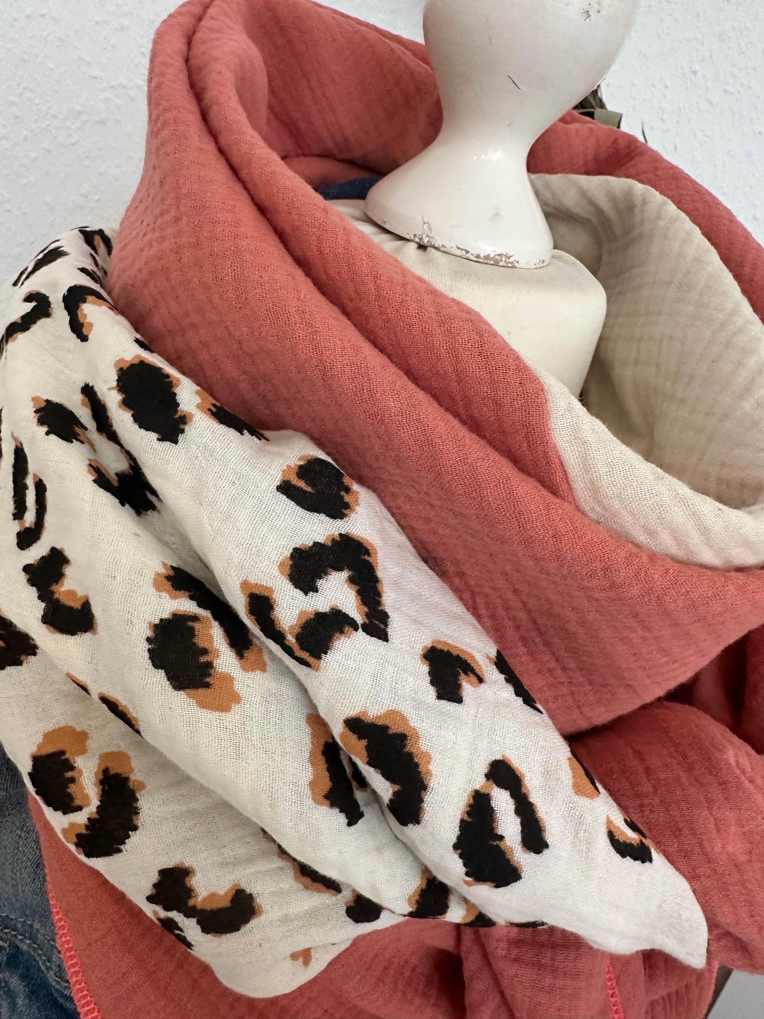 Musselintuch, Tuch, Damentuch, Musselin XXL Tuch