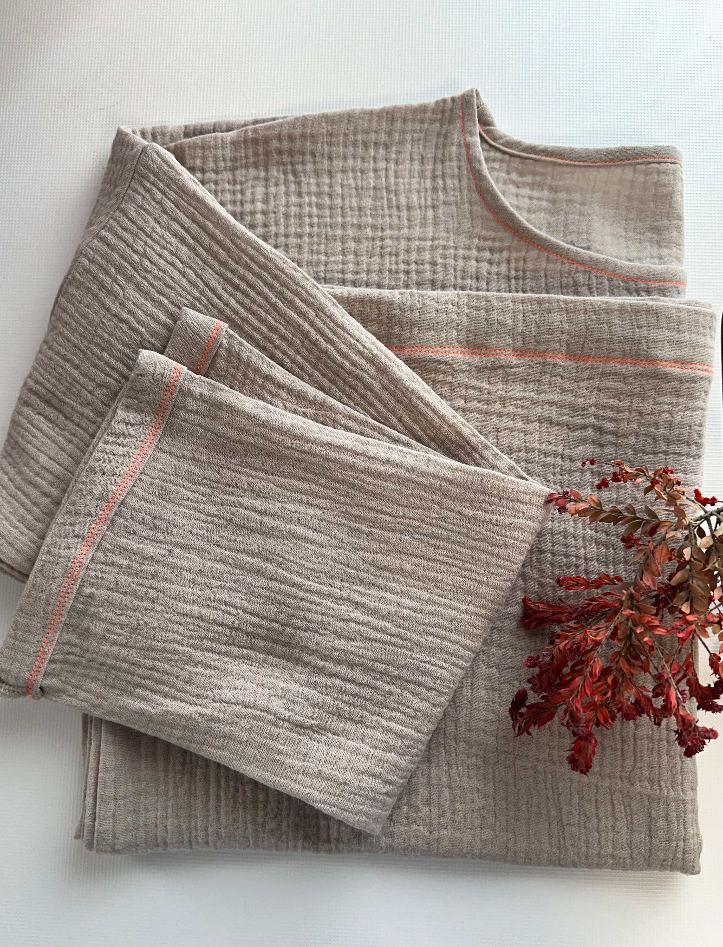 Musselin Oberteil, Damen Musselinpulli, leichter Pulli, Sommer-Pulli, Musselin Bluse