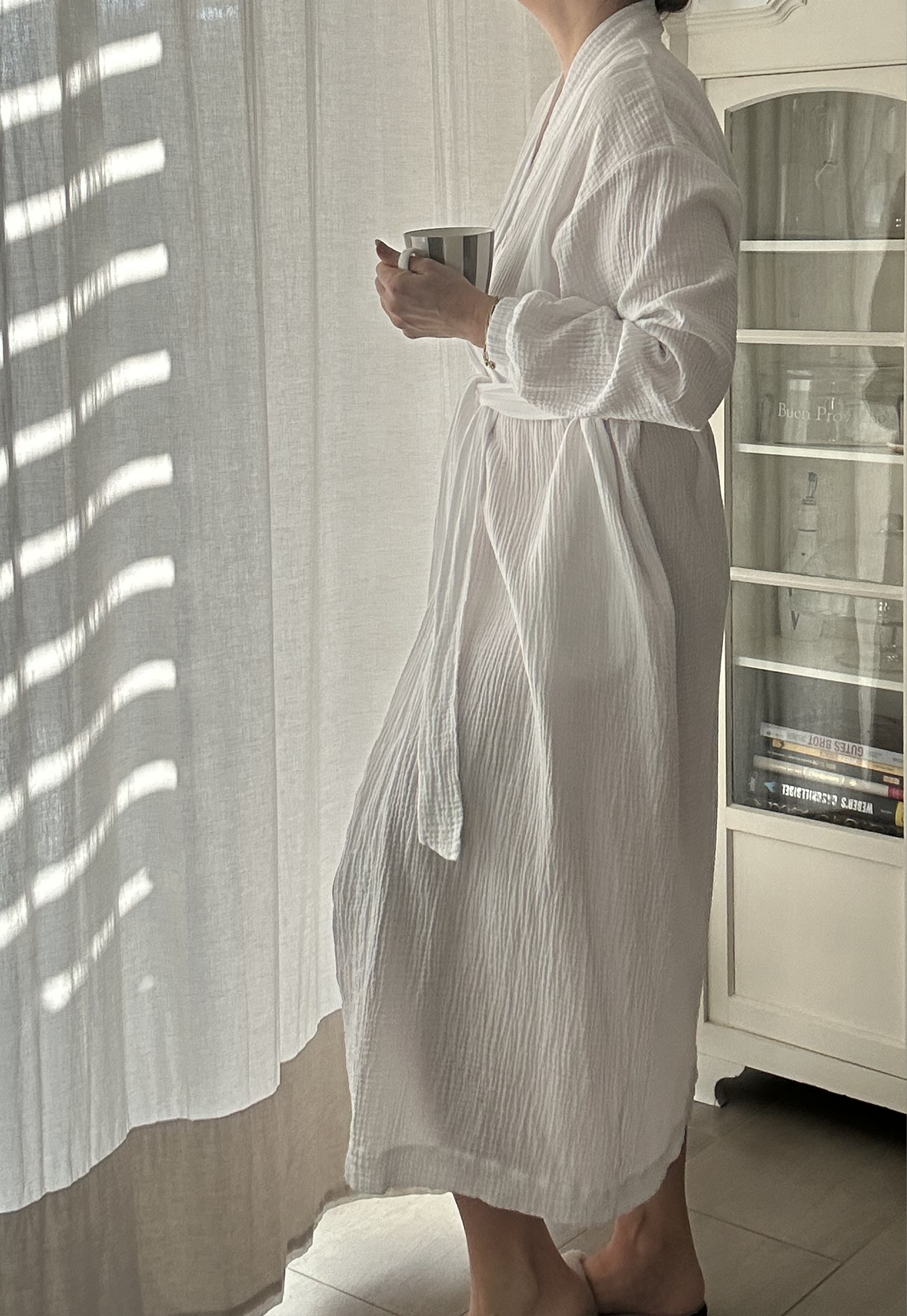 Morgenmantel, Kimono, Musselinmantel