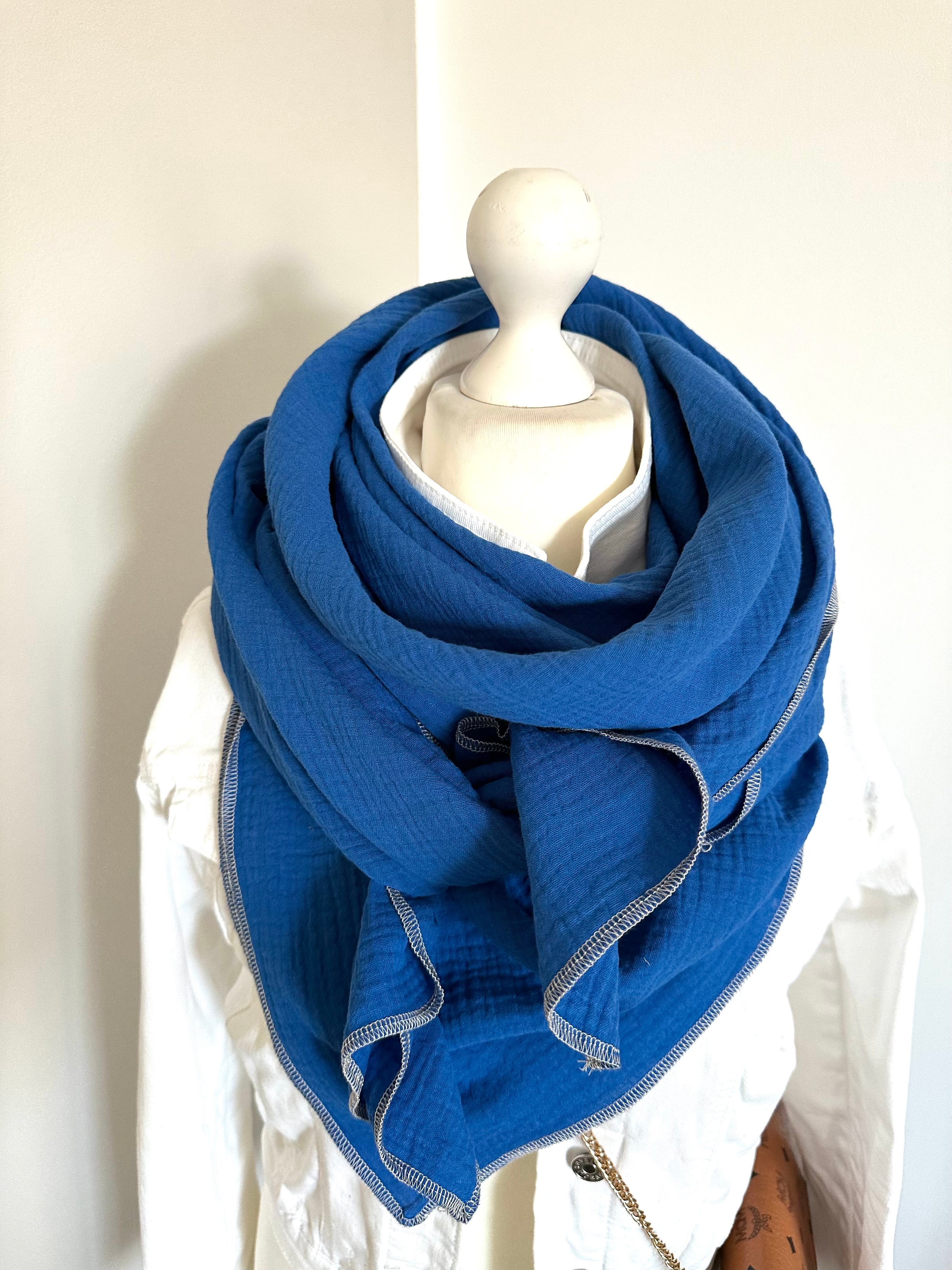 Musselintuch, Tuch, Damentuch, Musselin XXL Tuch