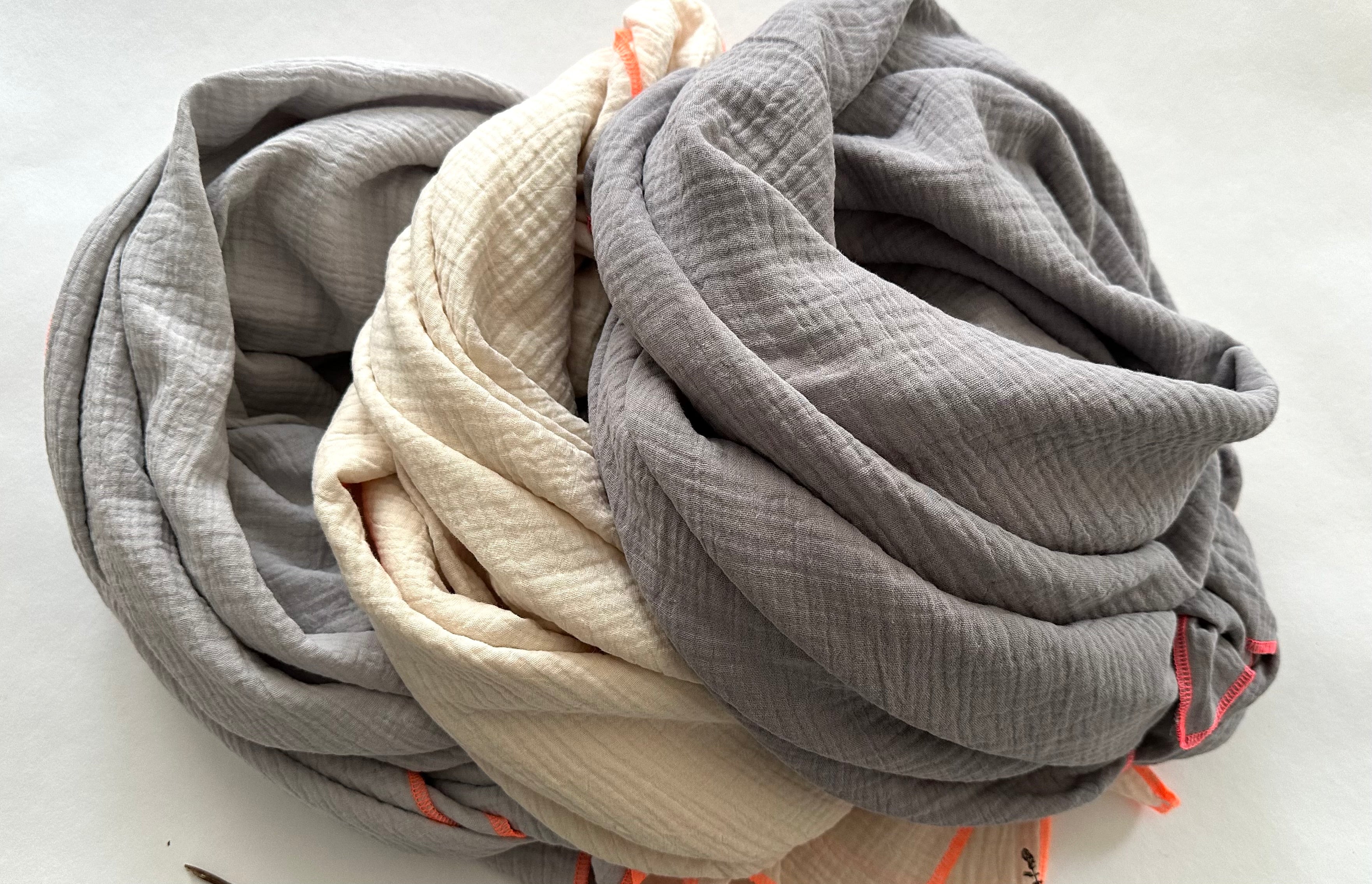 Musselintuch, Tuch, Damentuch, Musselin XXL Tuch