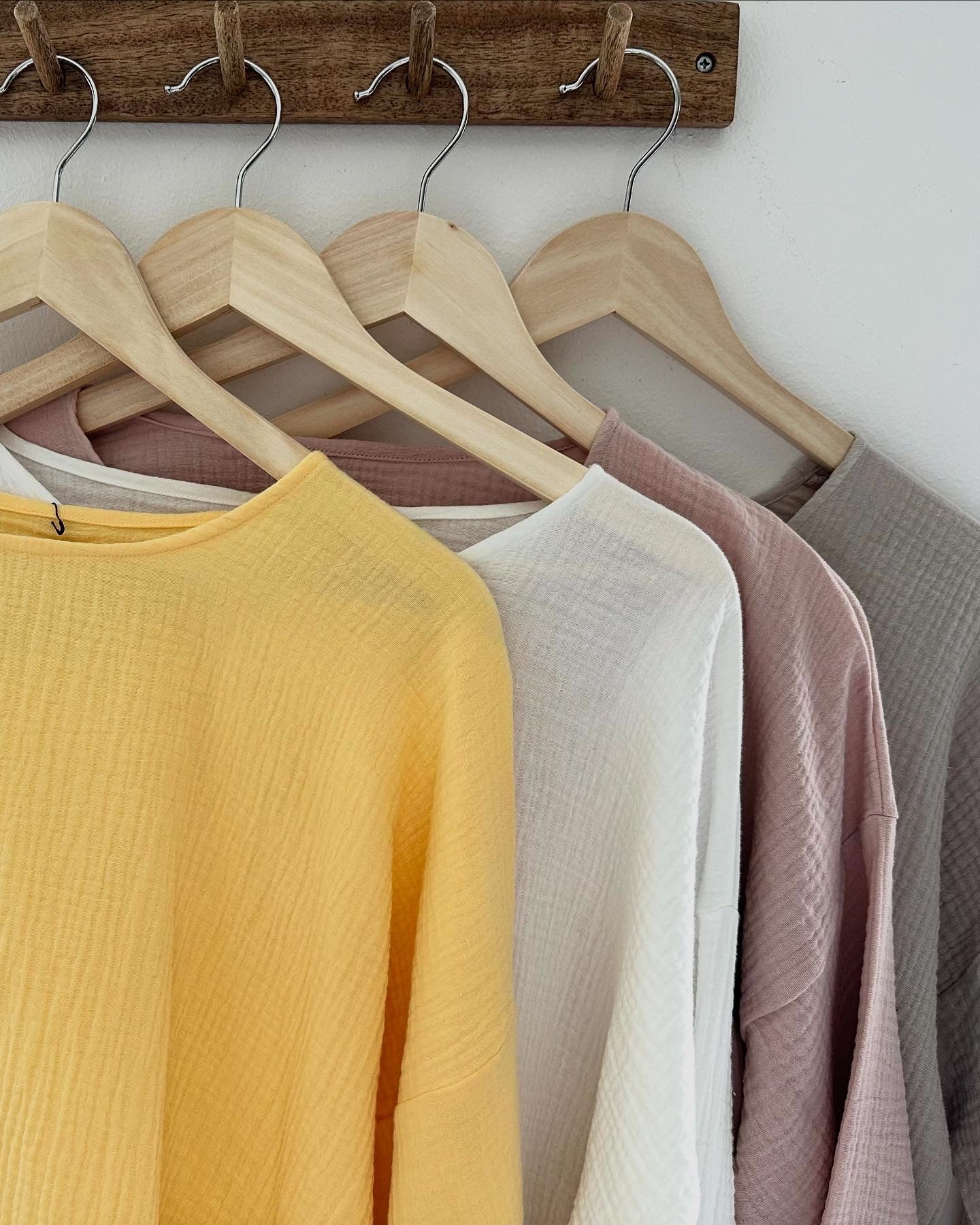 Musselin Oberteil, Damen Musselinpulli, leichter Pulli, Sommer-Pulli, Musselin Bluse