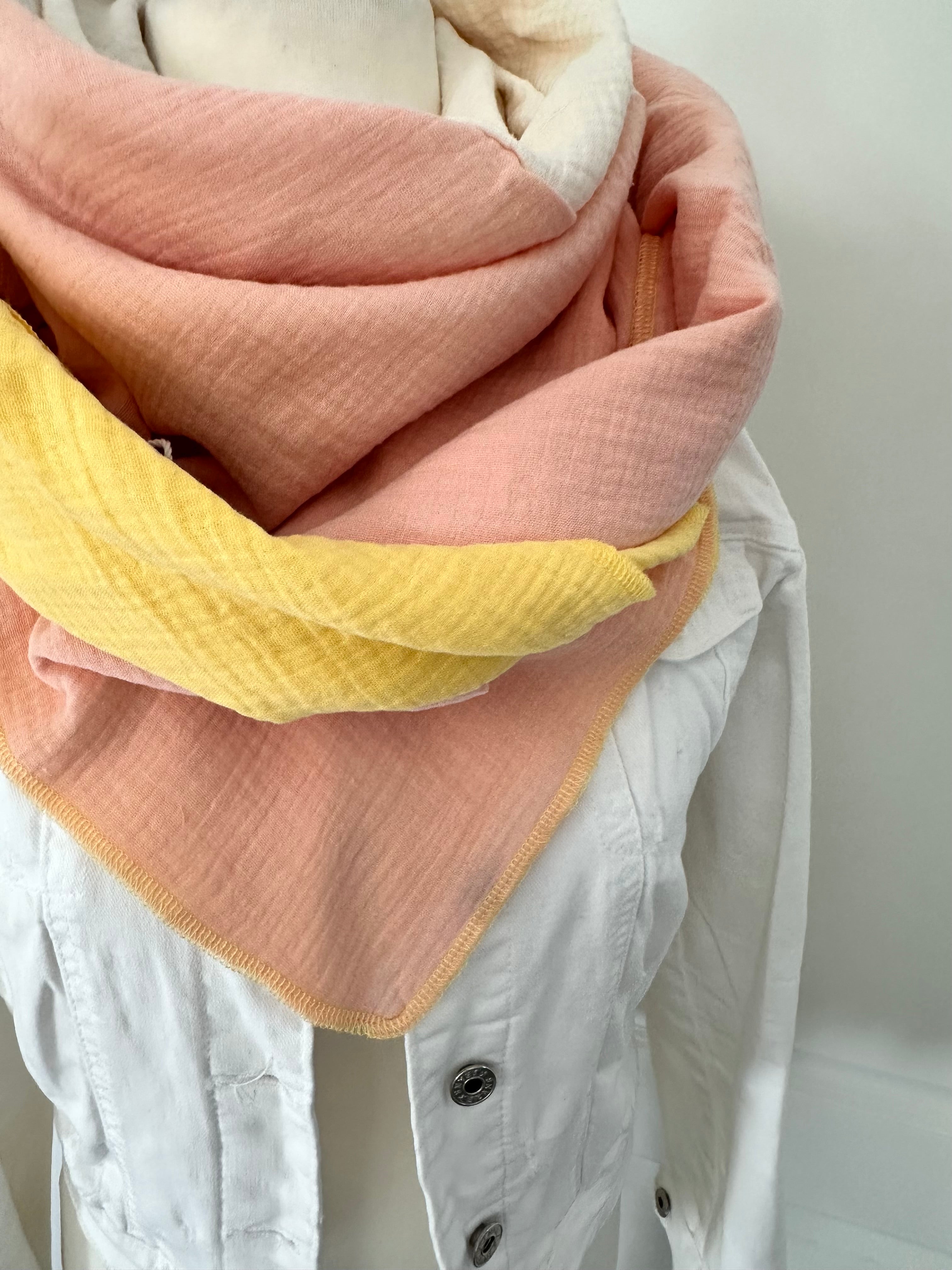 Musselintuch, Tuch, Damentuch, Musselin XXL Tuch