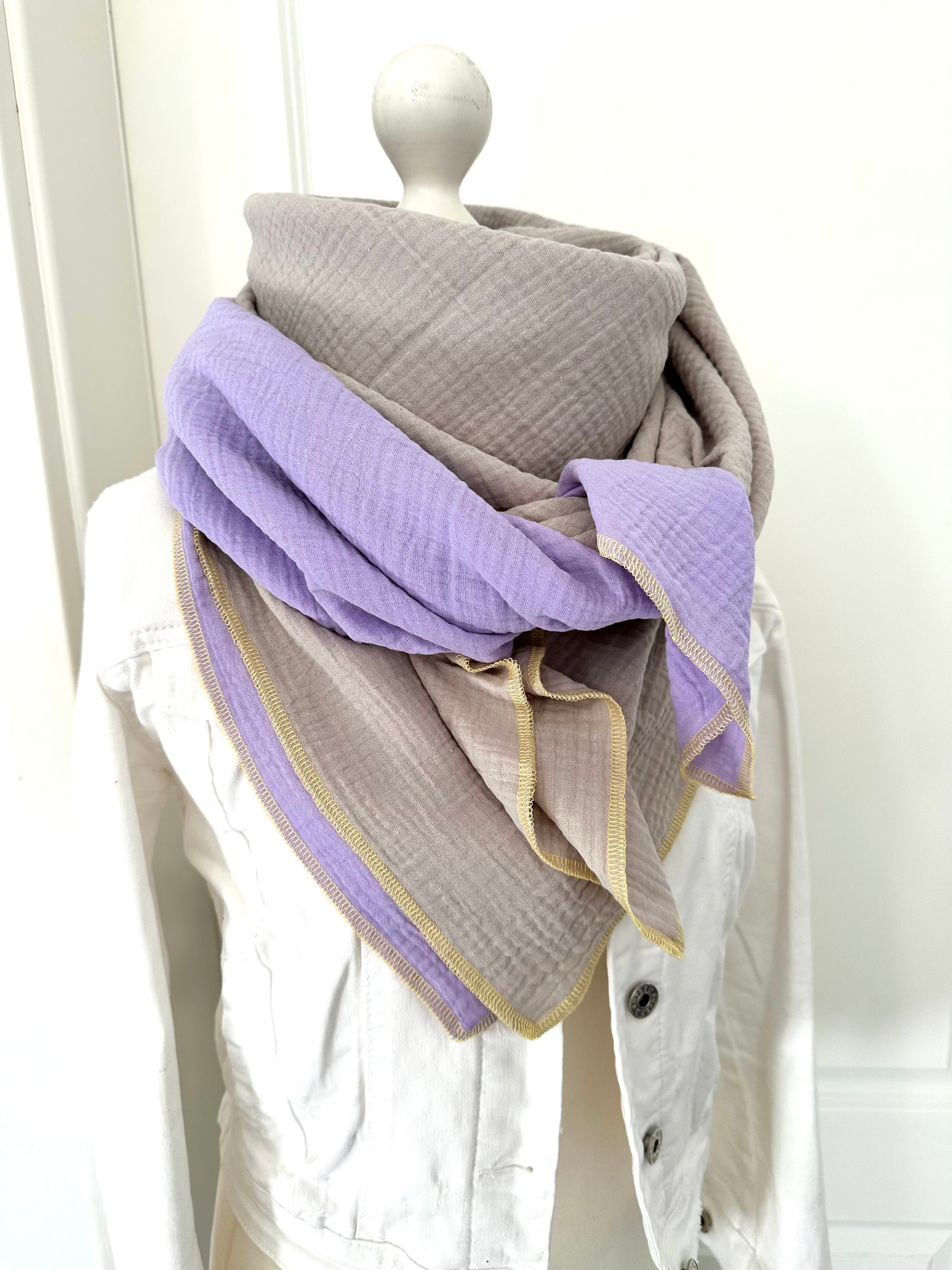 Musselintuch, Tuch, Damentuch, Musselin XXL Tuch