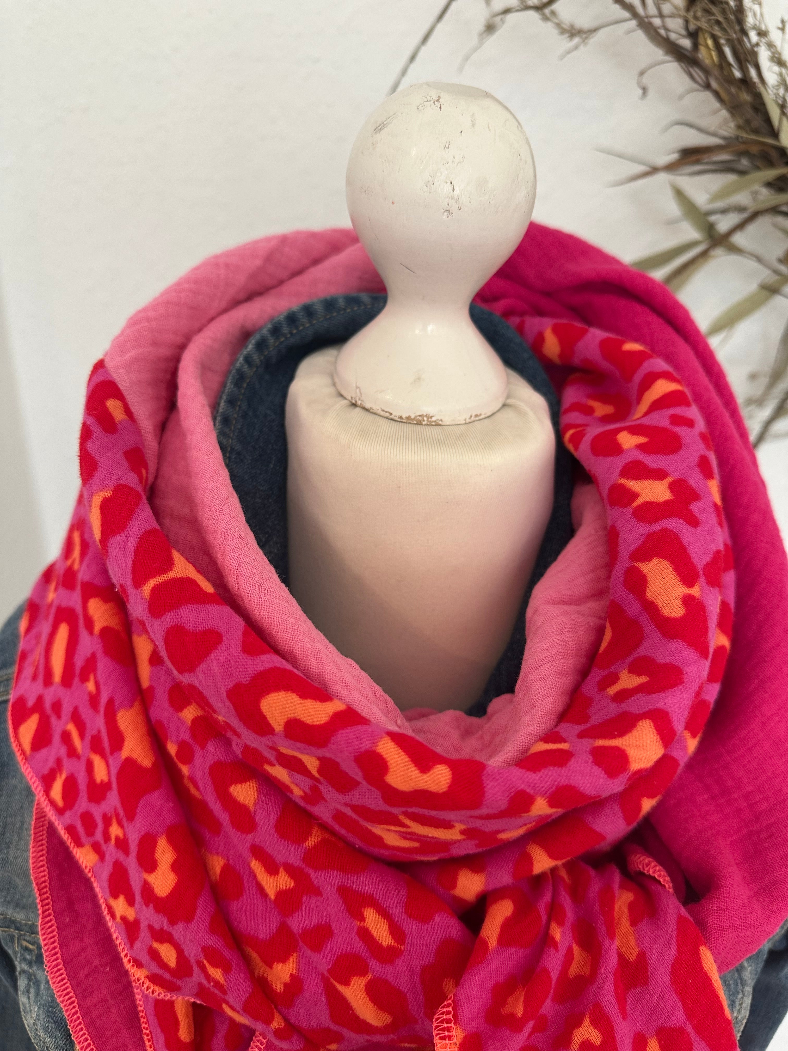 Musselintuch, Tuch, Damentuch, Musselin XXL Tuch