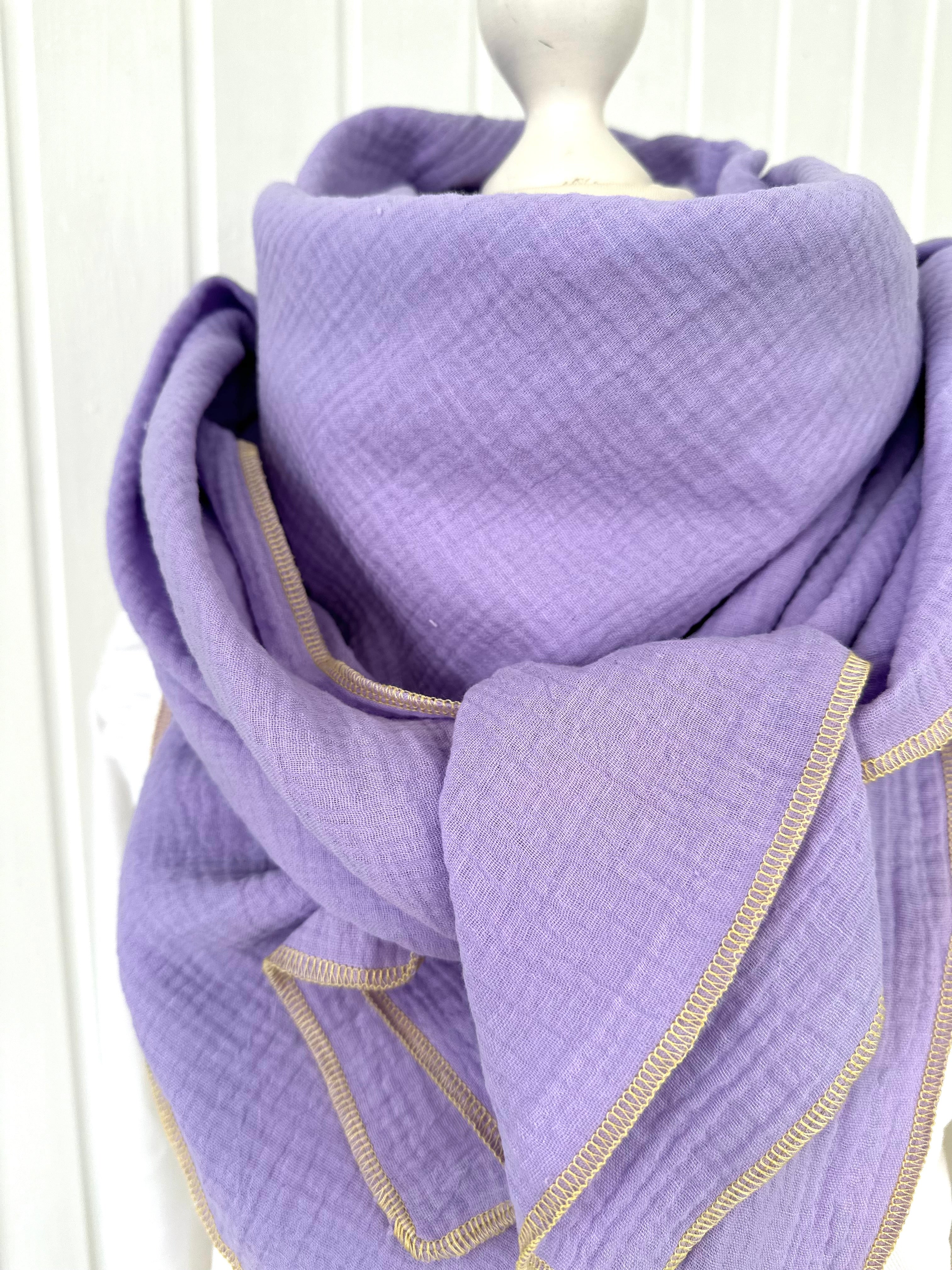 Musselintuch, Tuch, Damentuch, Musselin XXL Tuch