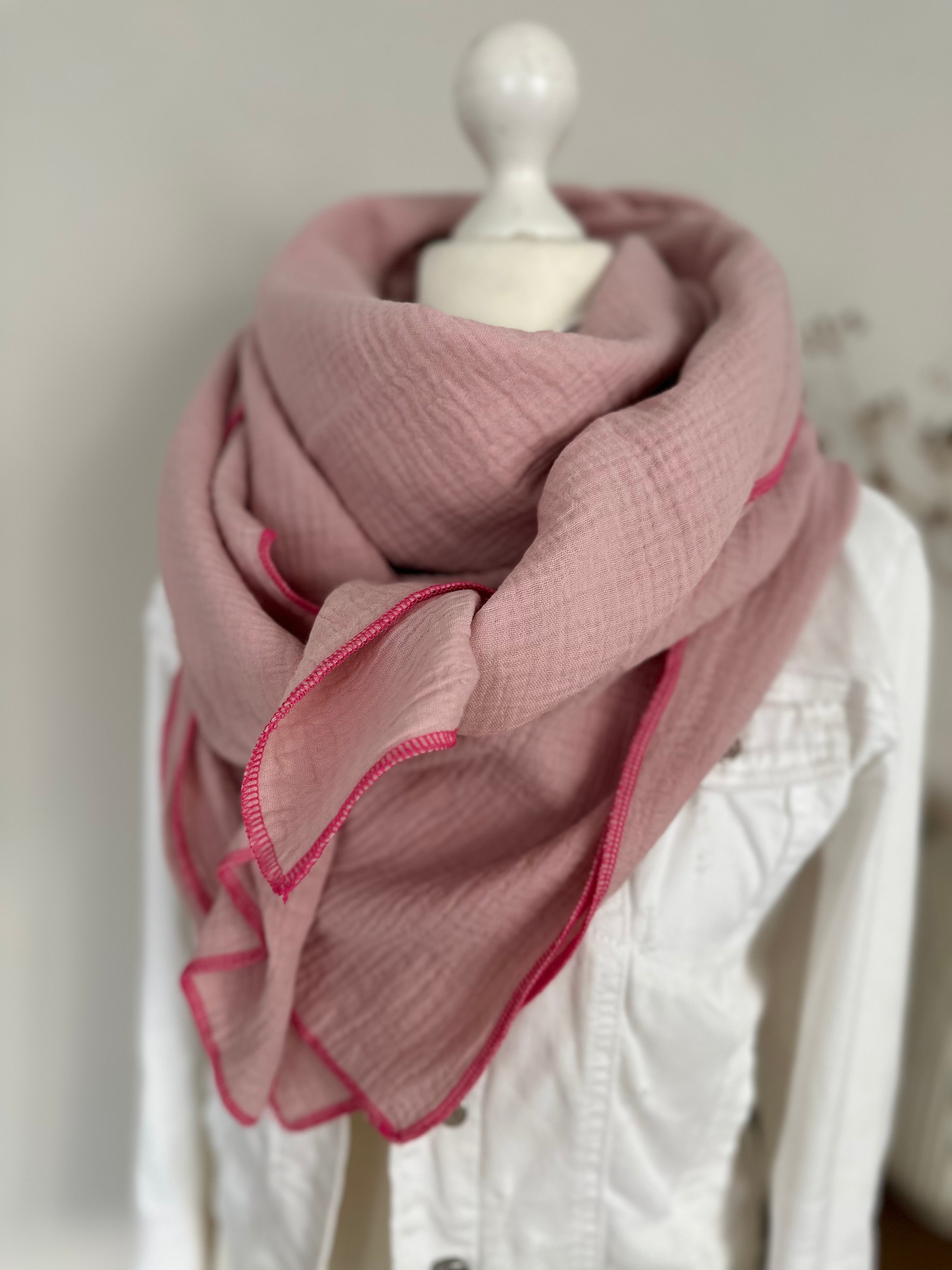 Musselintuch, Tuch, Damentuch, Musselin XXL Tuch