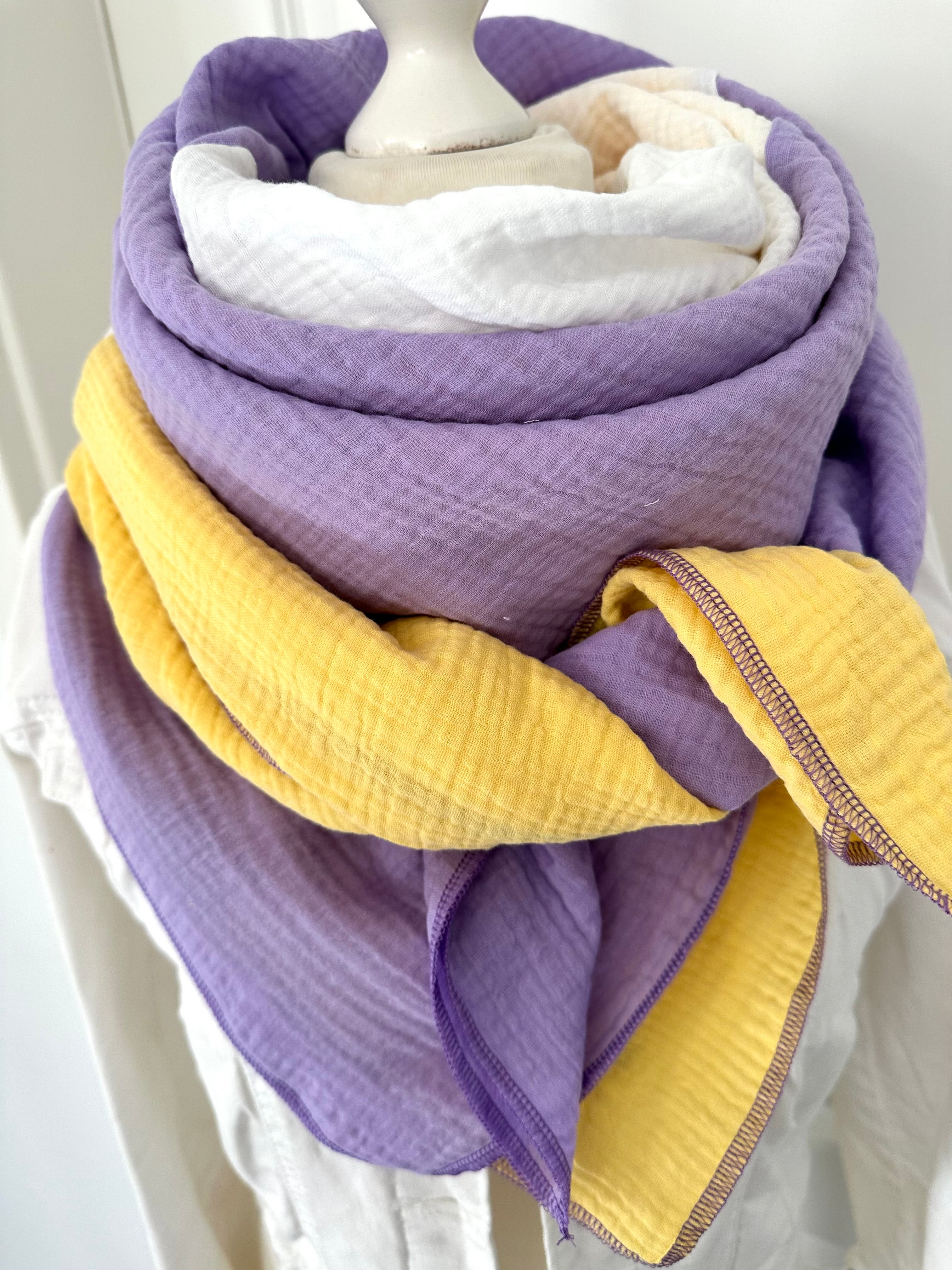 Musselintuch, Tuch, Damentuch, Musselin XXL Tuch