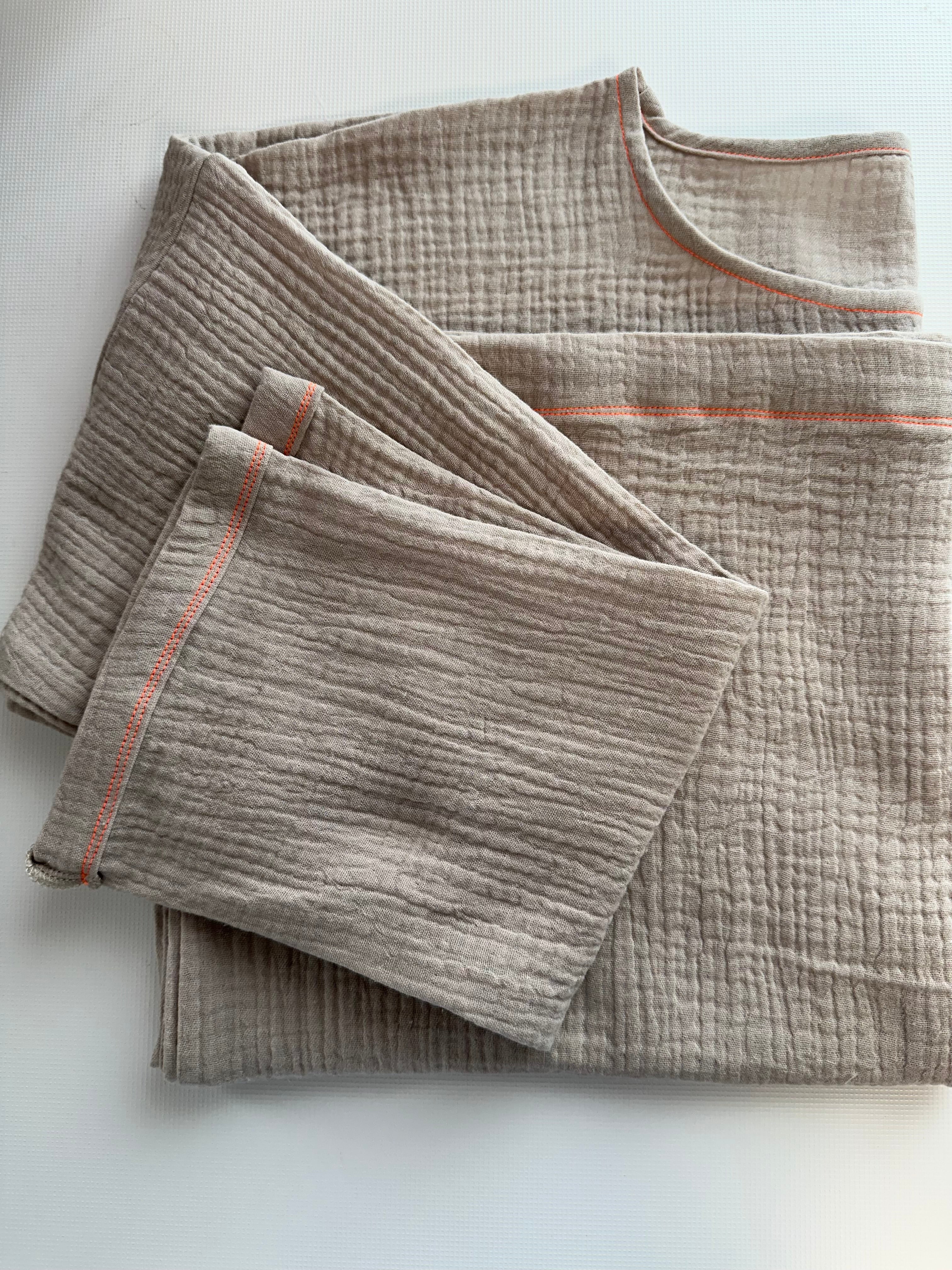 Musselin Oberteil, Damen Musselinpulli, leichter Pulli, Sommer-Pulli, Musselin Bluse