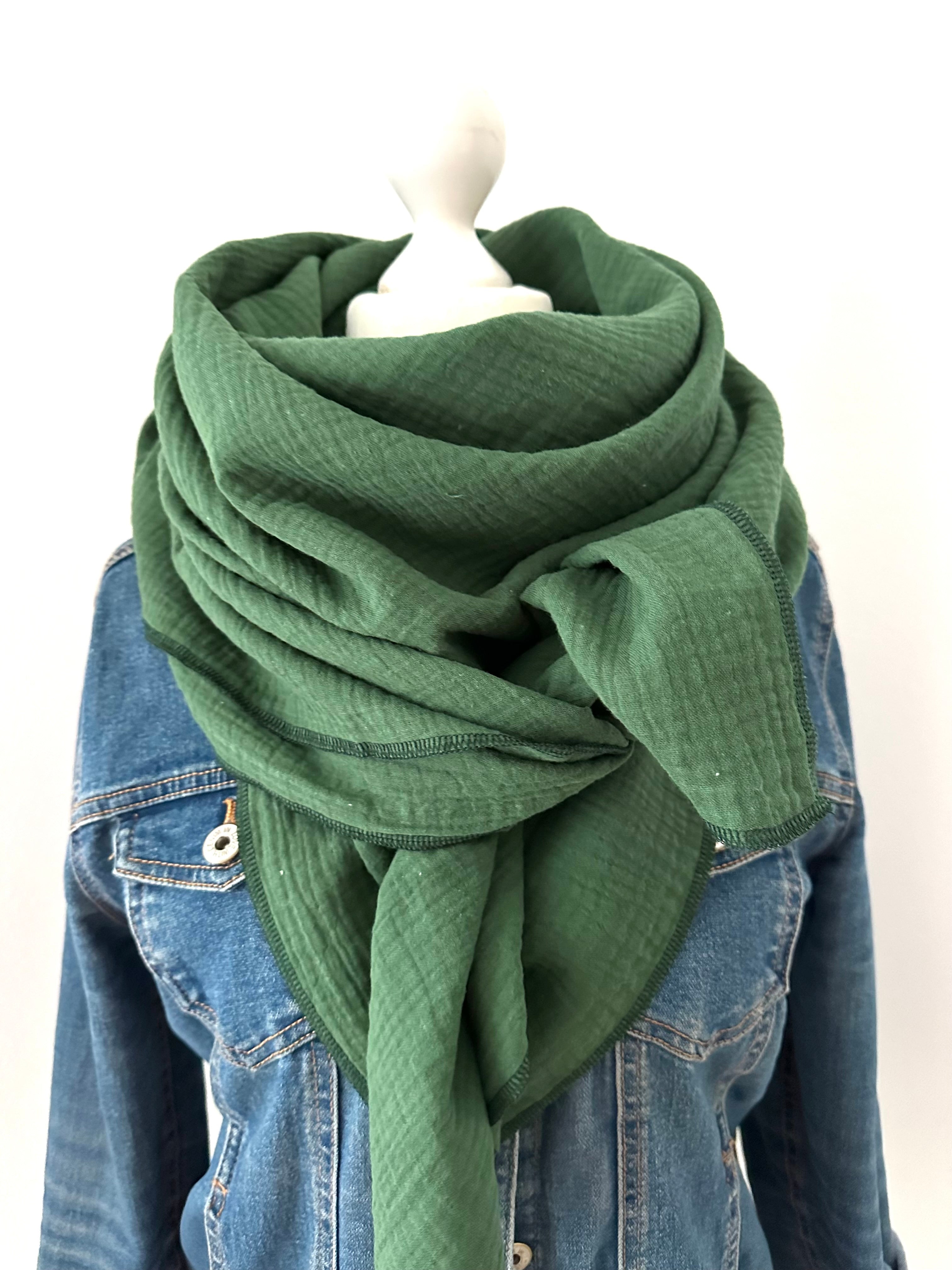 Musselintuch, Tuch, Damentuch, Musselin XXL Tuch