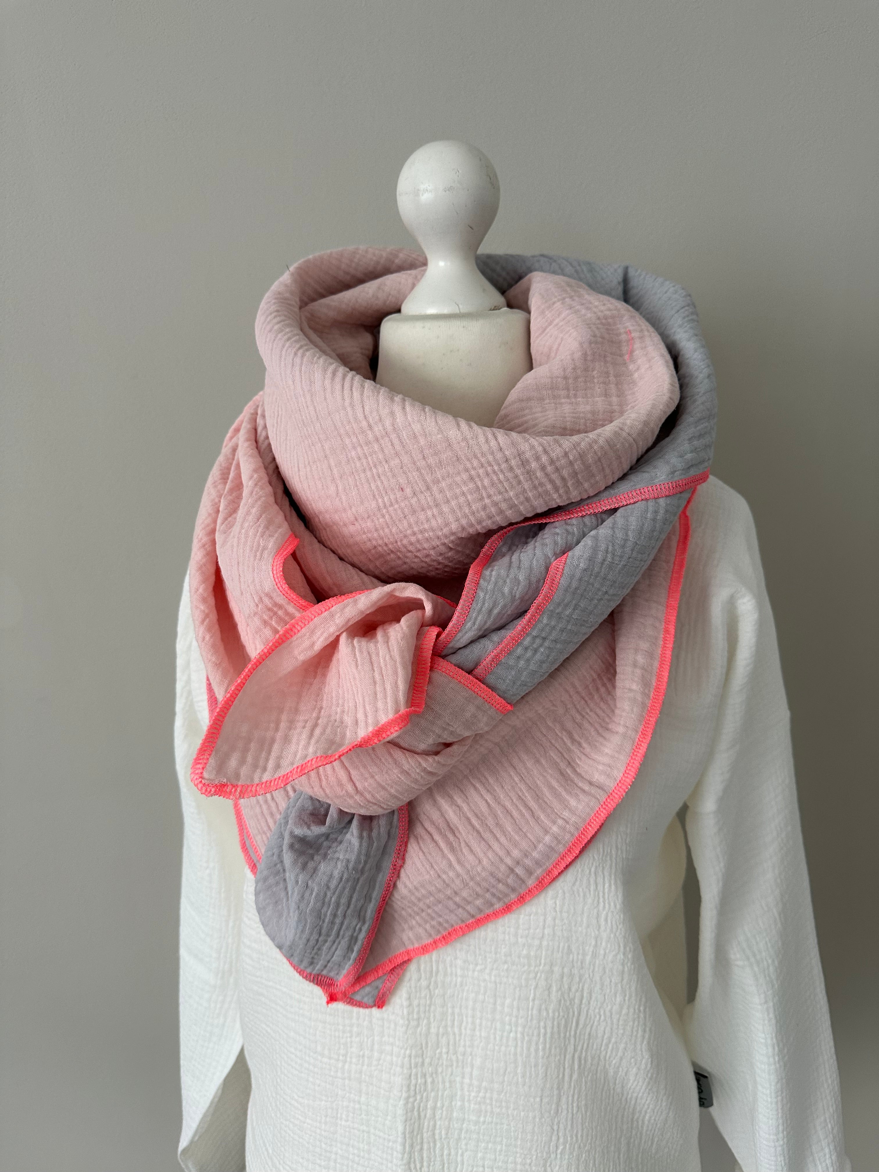 Musselintuch, Tuch, Damentuch, Musselin XXL Tuch