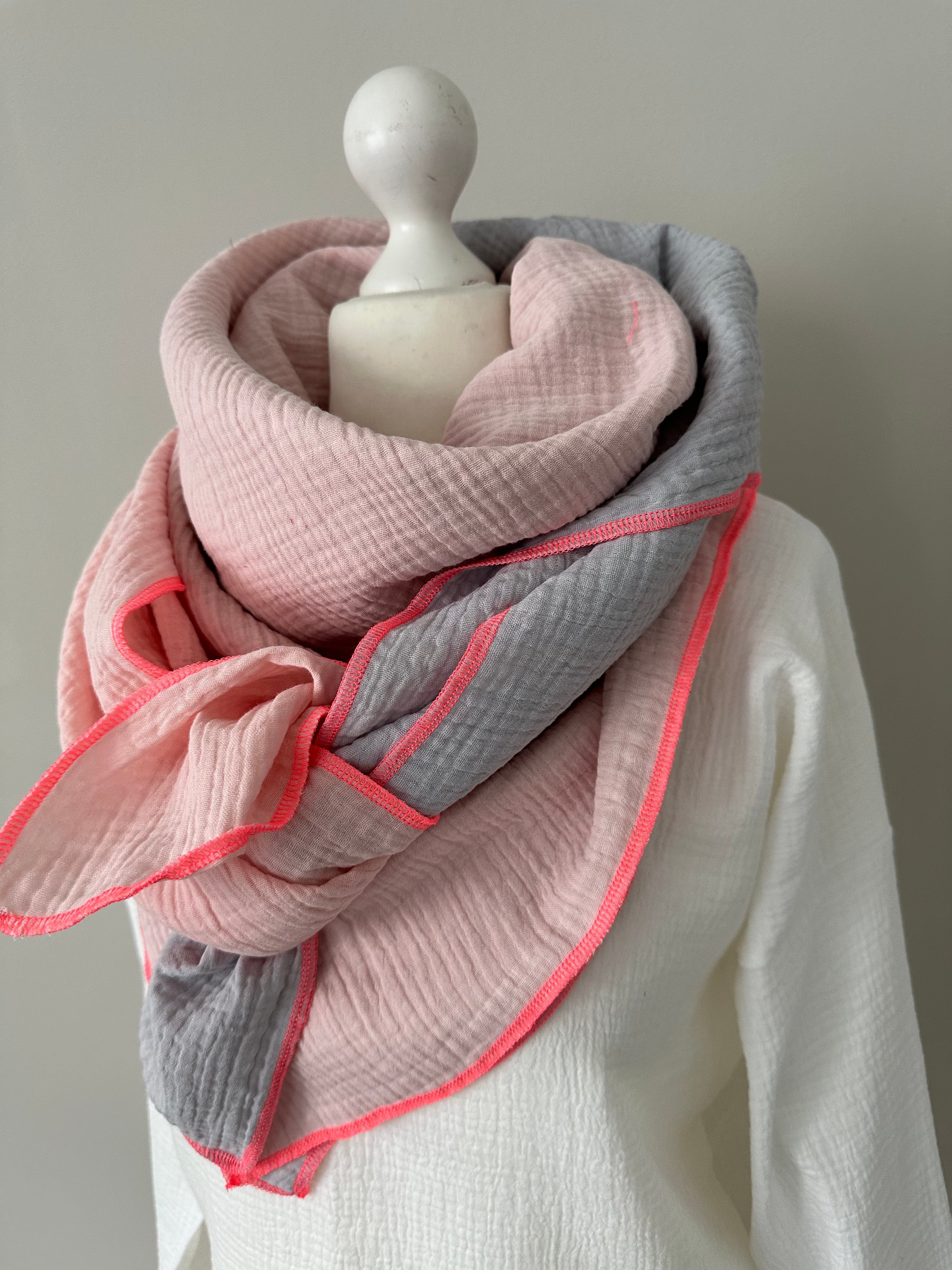 Musselintuch, Tuch, Damentuch, Musselin XXL Tuch