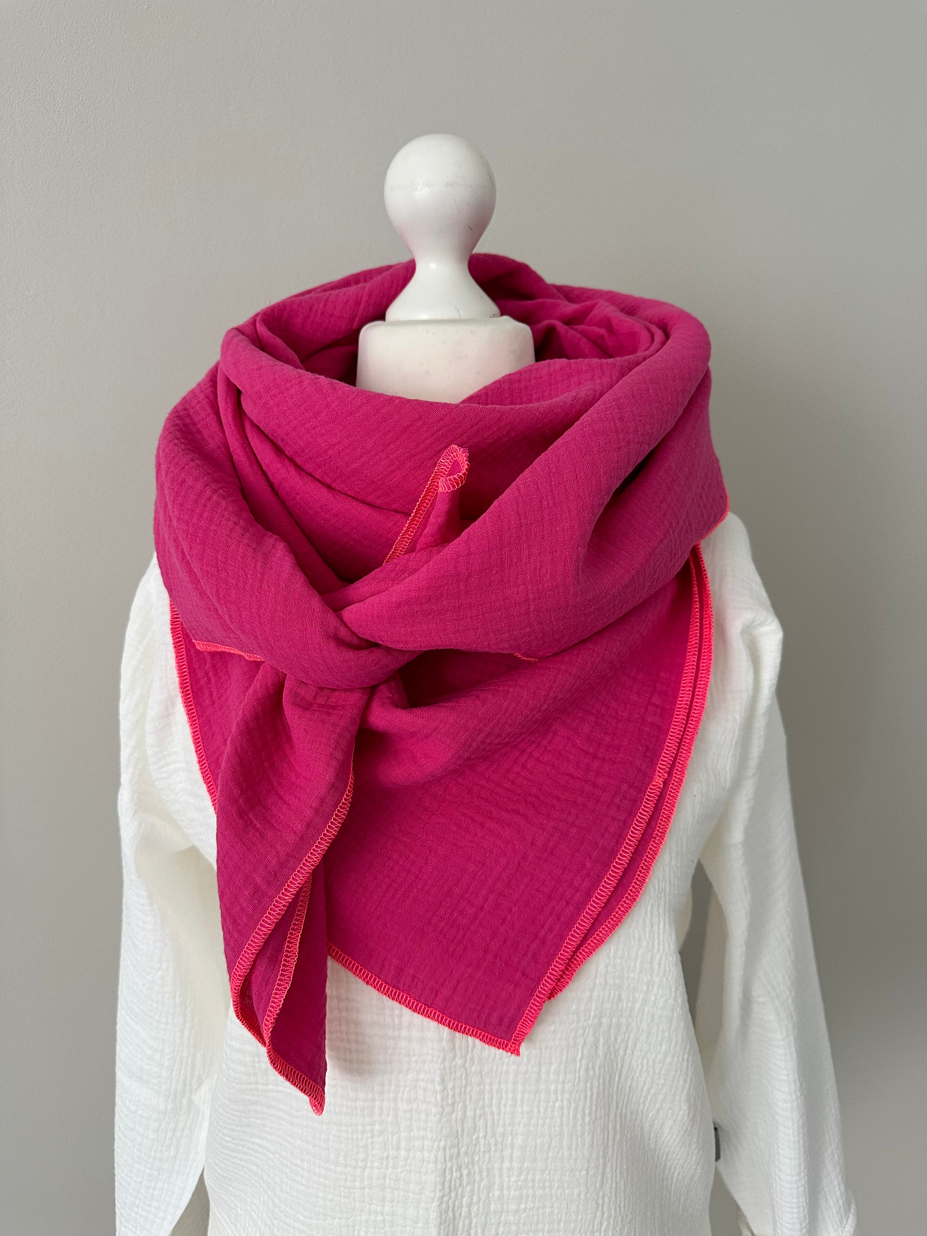 Musselintuch, Tuch, Damentuch, Musselin XXL Tuch