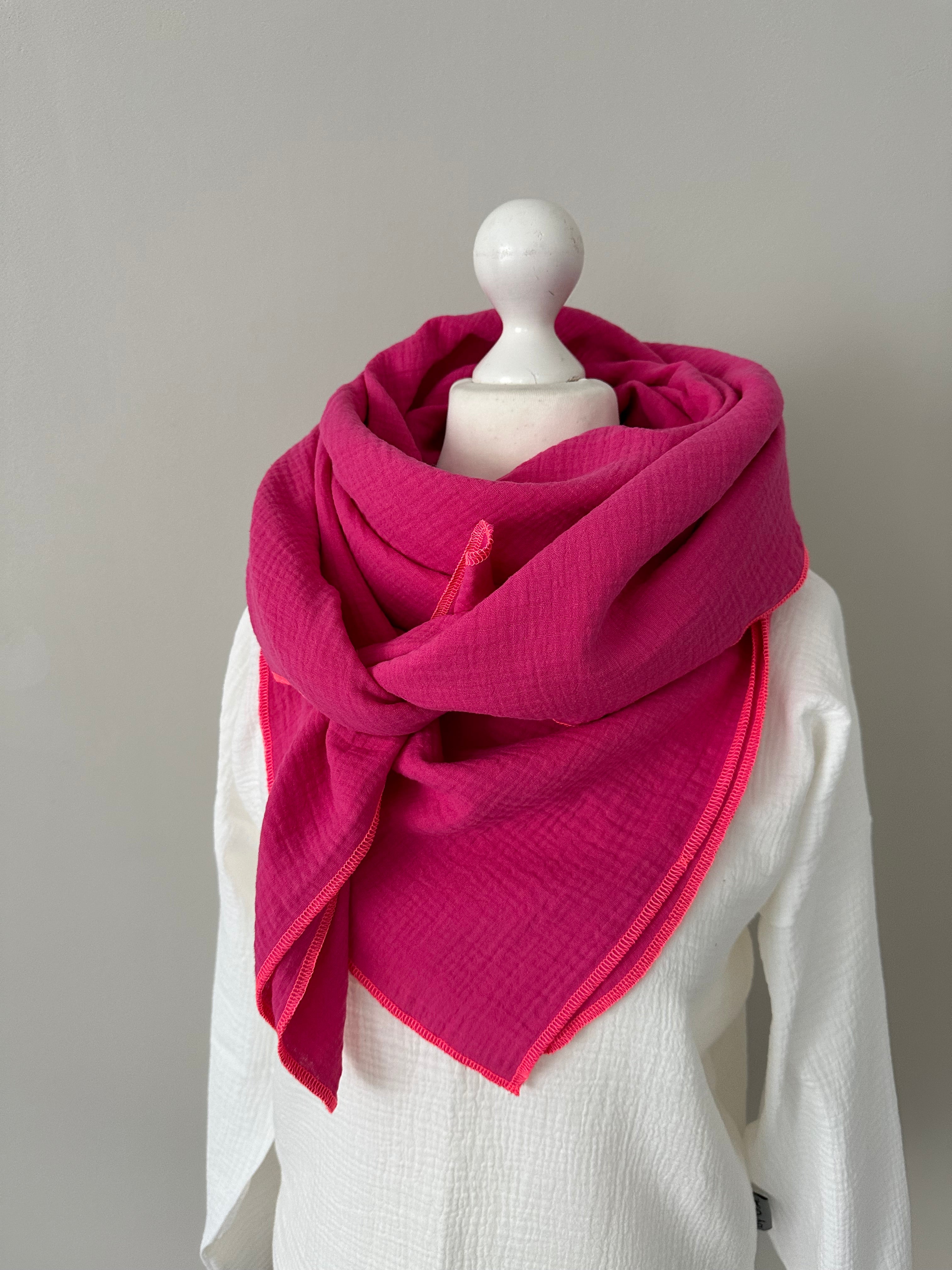 Musselintuch, Tuch, Damentuch, Musselin XXL Tuch