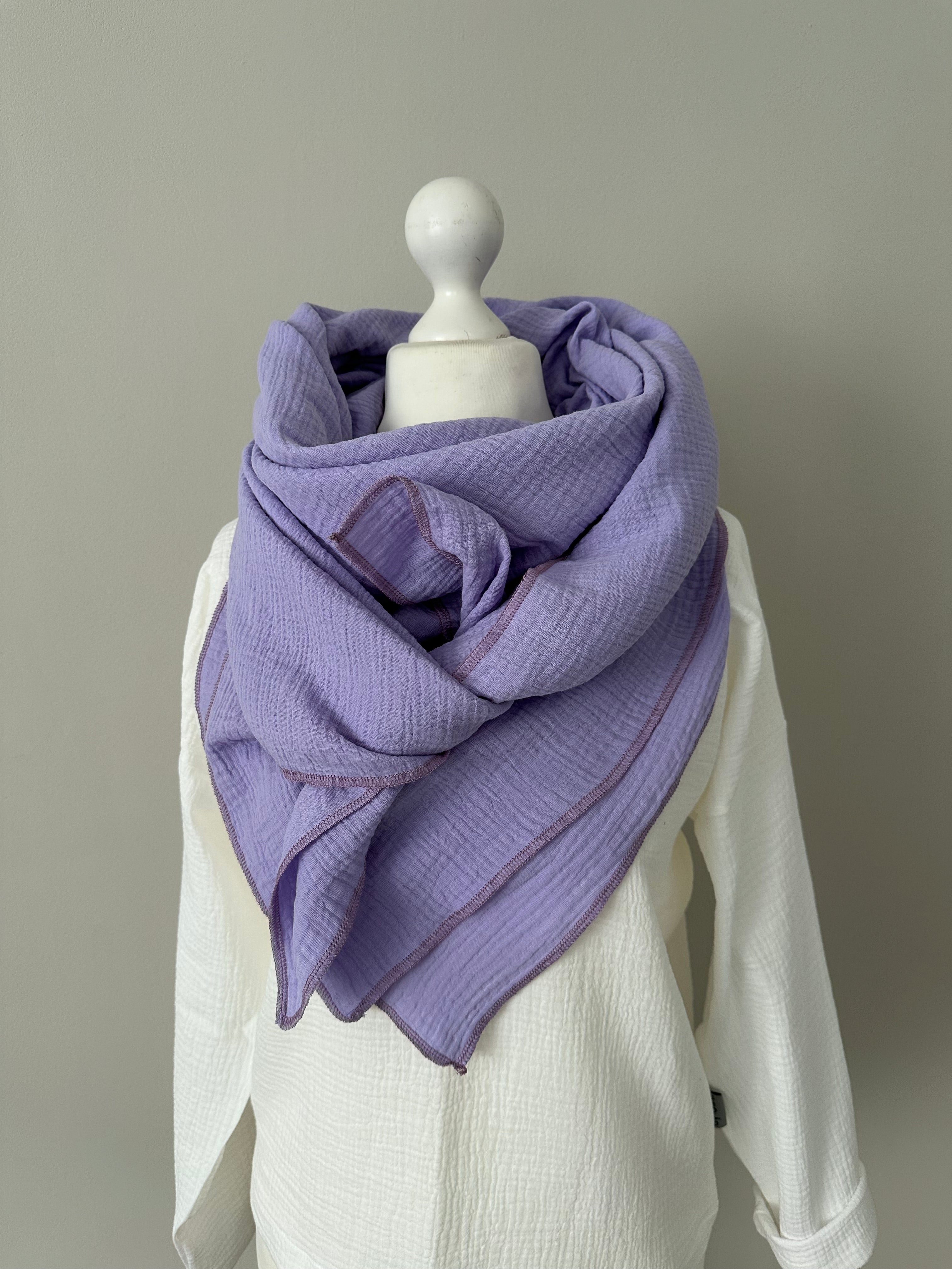 Musselintuch, Tuch, Damentuch, Musselin XXL Tuch