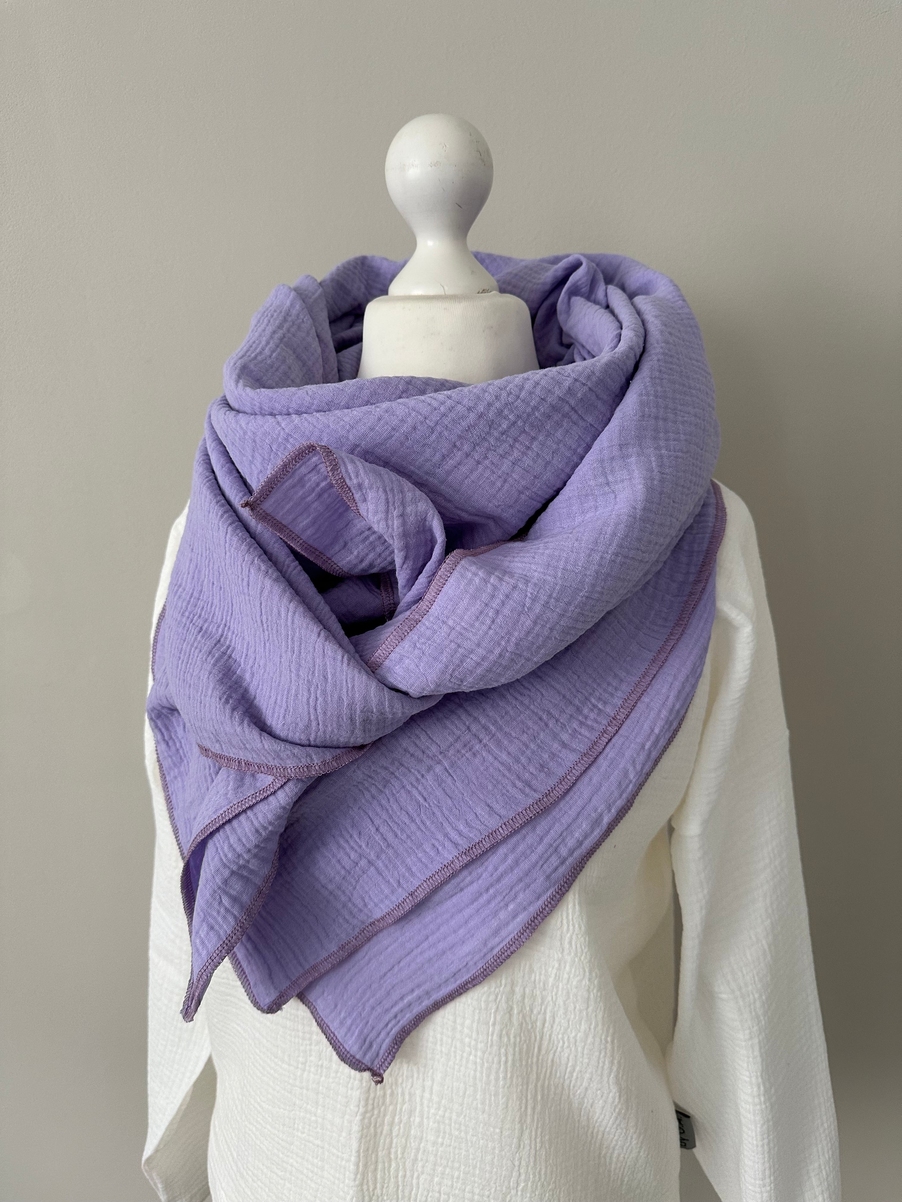 Musselintuch, Tuch, Damentuch, Musselin XXL Tuch