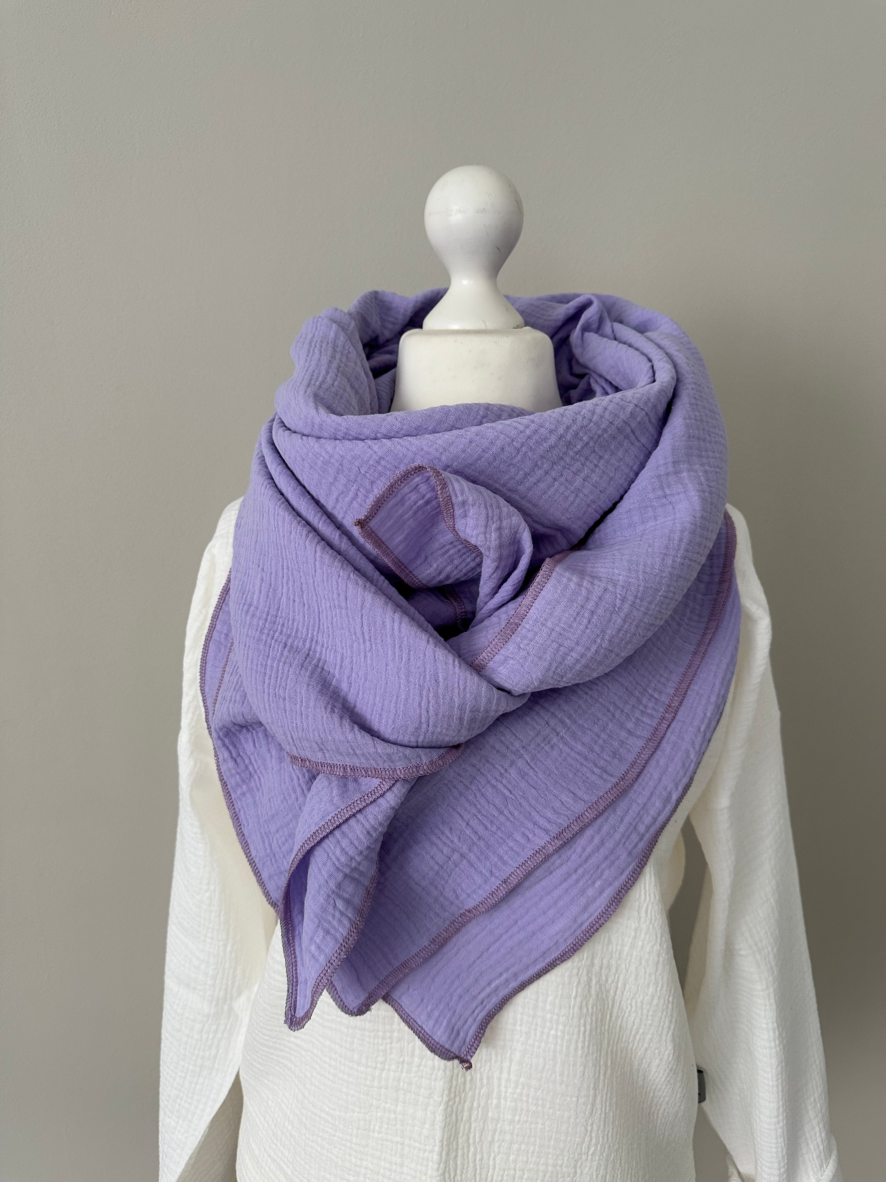 Musselintuch, Tuch, Damentuch, Musselin XXL Tuch