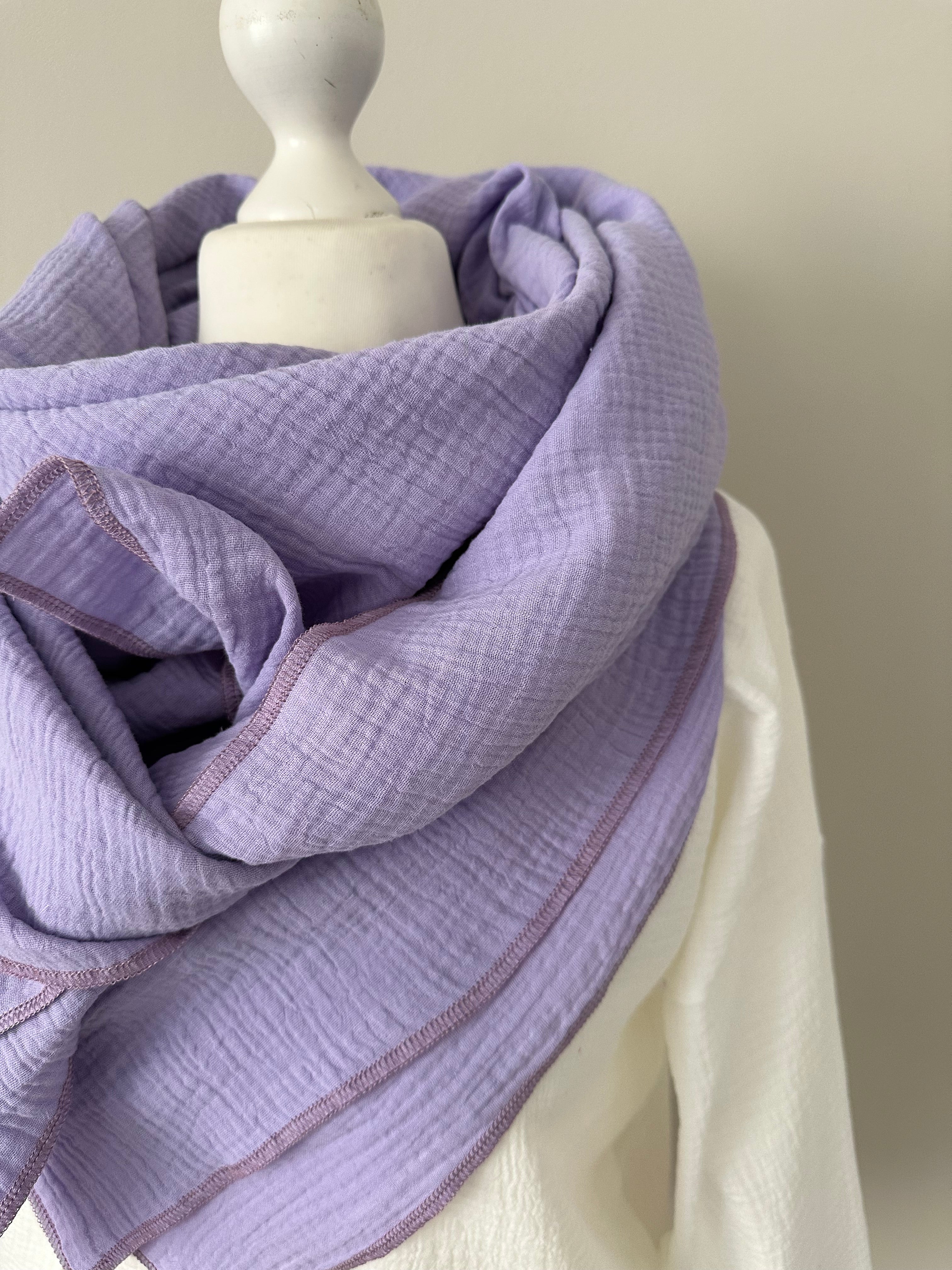 Musselintuch, Tuch, Damentuch, Musselin XXL Tuch