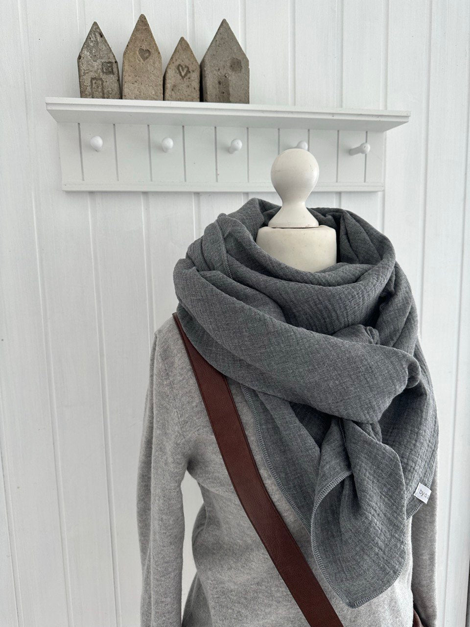 Musselintuch, Tuch, Damentuch, Musselin XXL Tuch