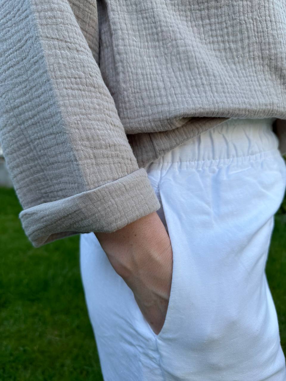 Musselin Oberteil, Damen Musselinpulli, leichter Pulli, Sommer-Pulli, Musselin Bluse