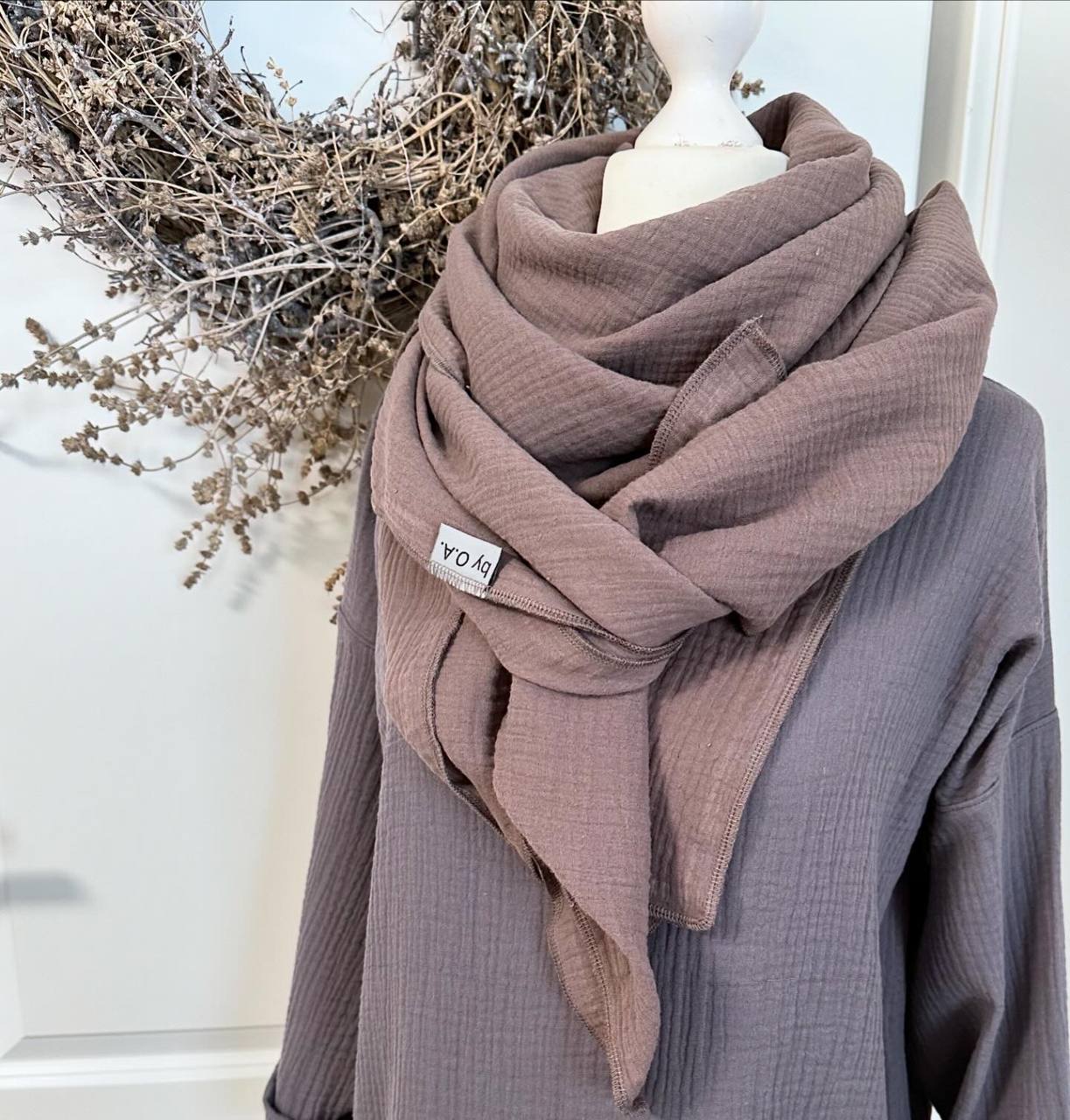 Musselin Oberteil, Damen Musselinpulli, leichter Pulli, Sommer-Pulli, Musseli- Bluse