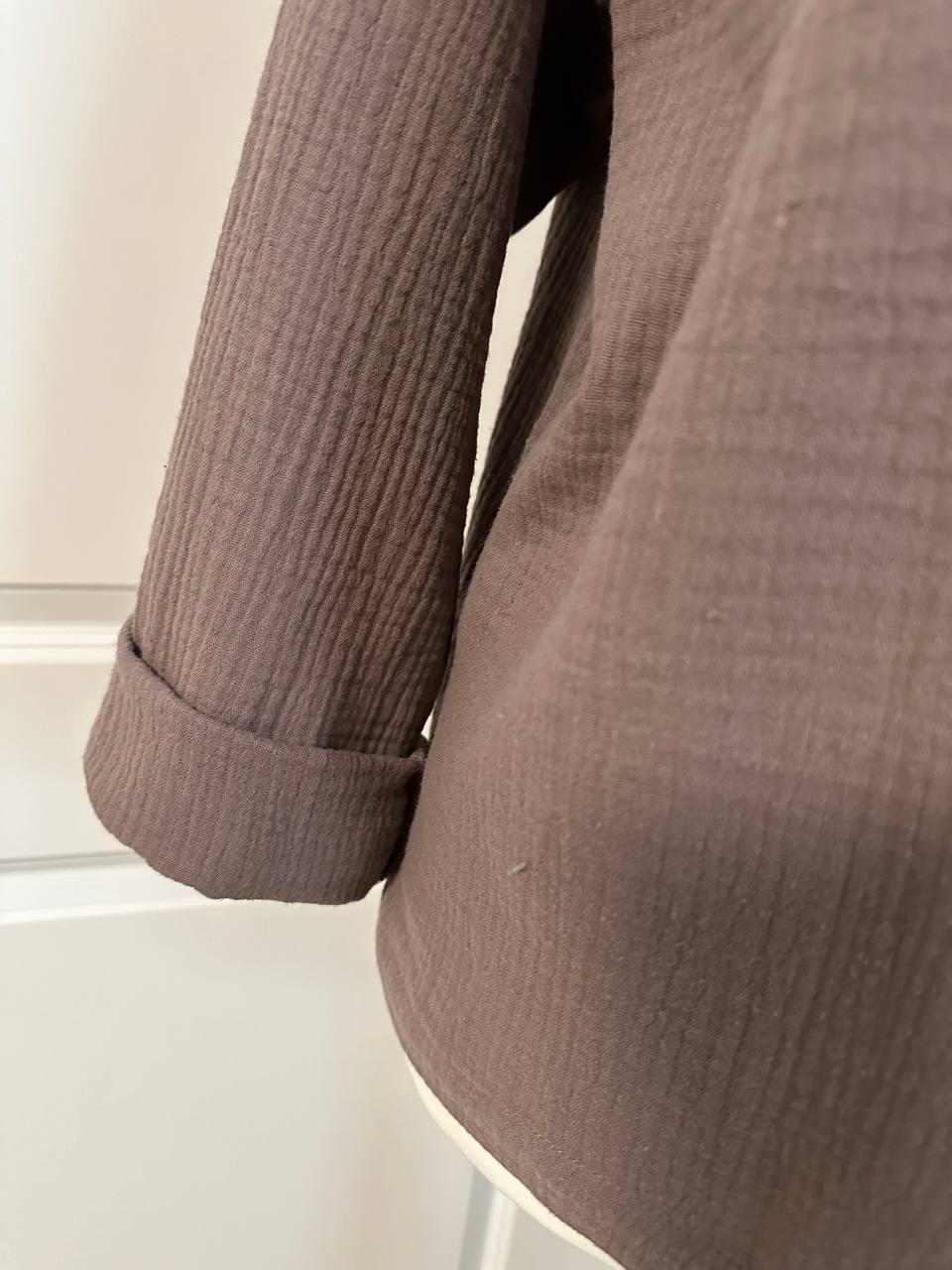 Musselin Oberteil, Damen Musselinpulli, leichter Pulli, Sommer-Pulli, Musselin Bluse