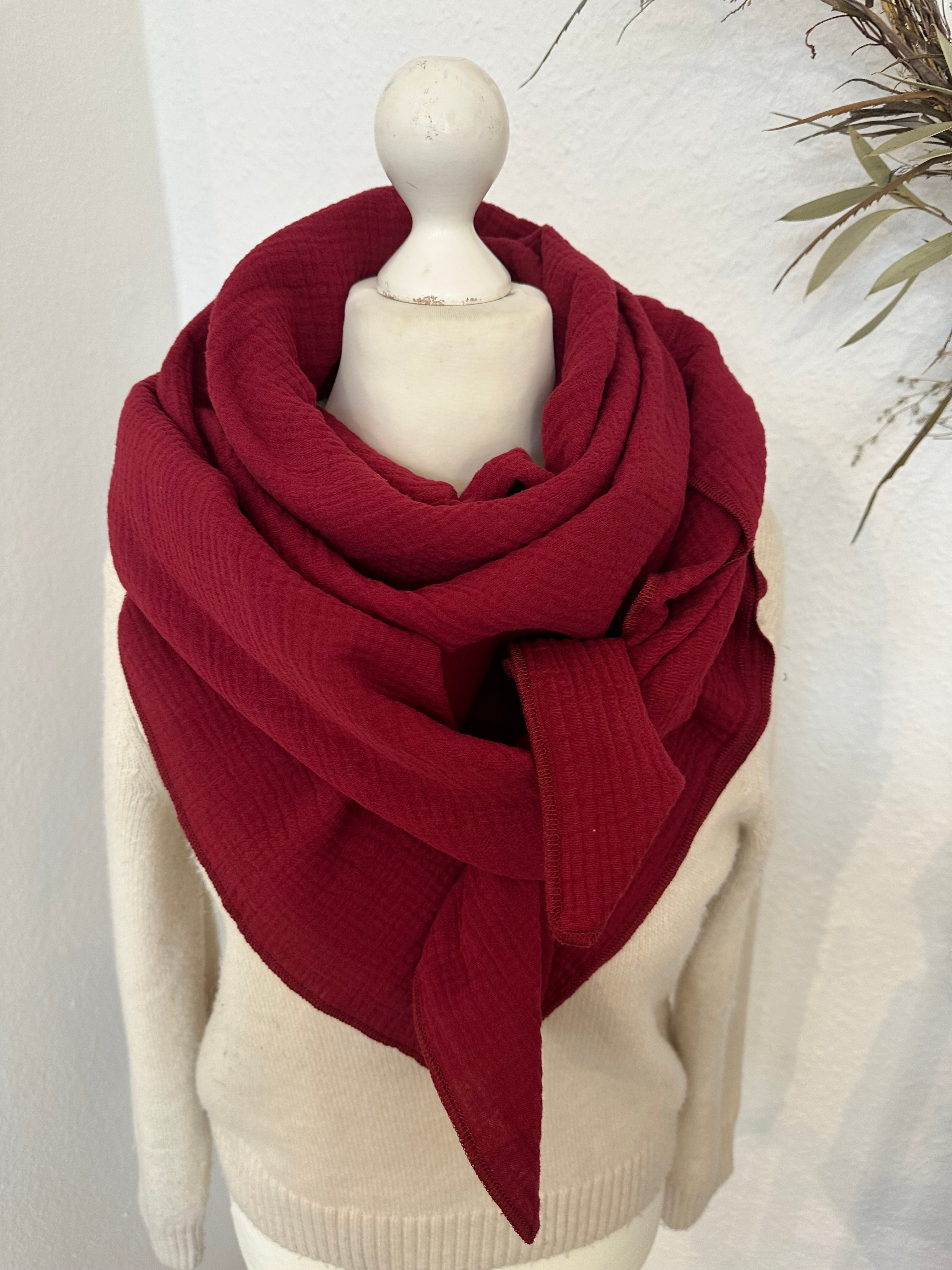 Musselintuch, Tuch, Damentuch, Musselin XXL Tuch