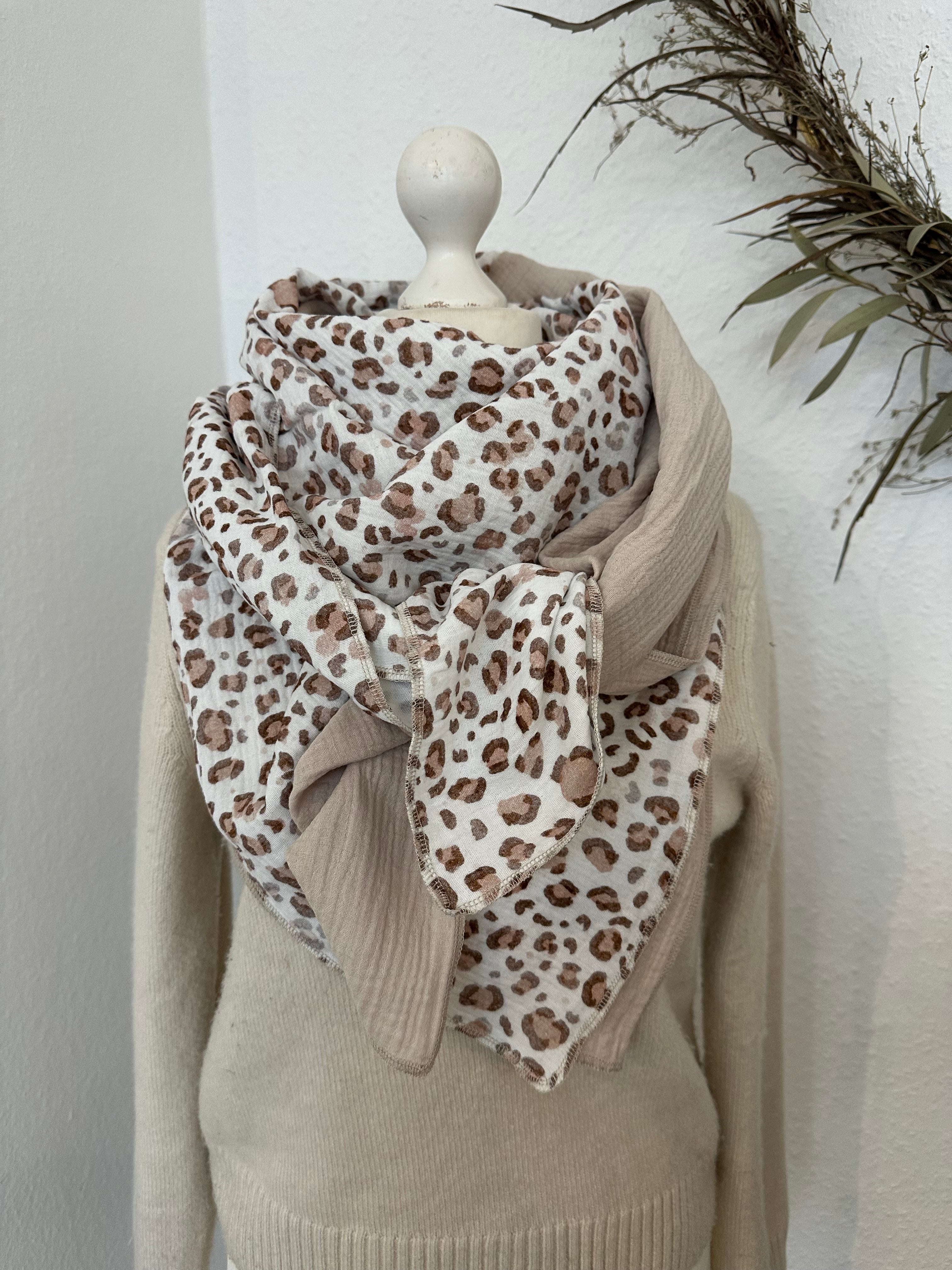 Musselintuch, Tuch, Damentuch, Musselin XXL Tuch