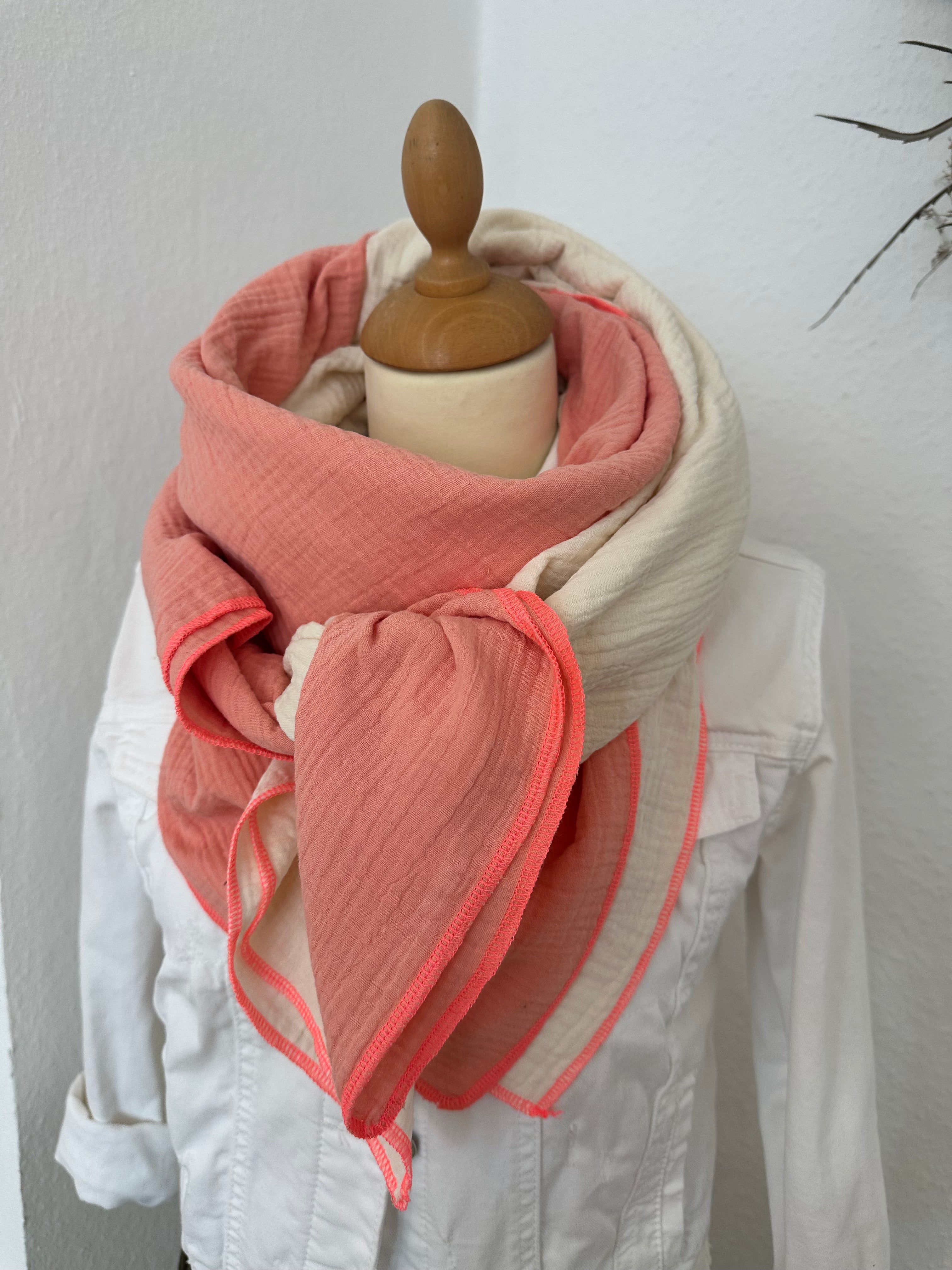 Musselintuch, Tuch, Damentuch, Musselin XXL Tuch