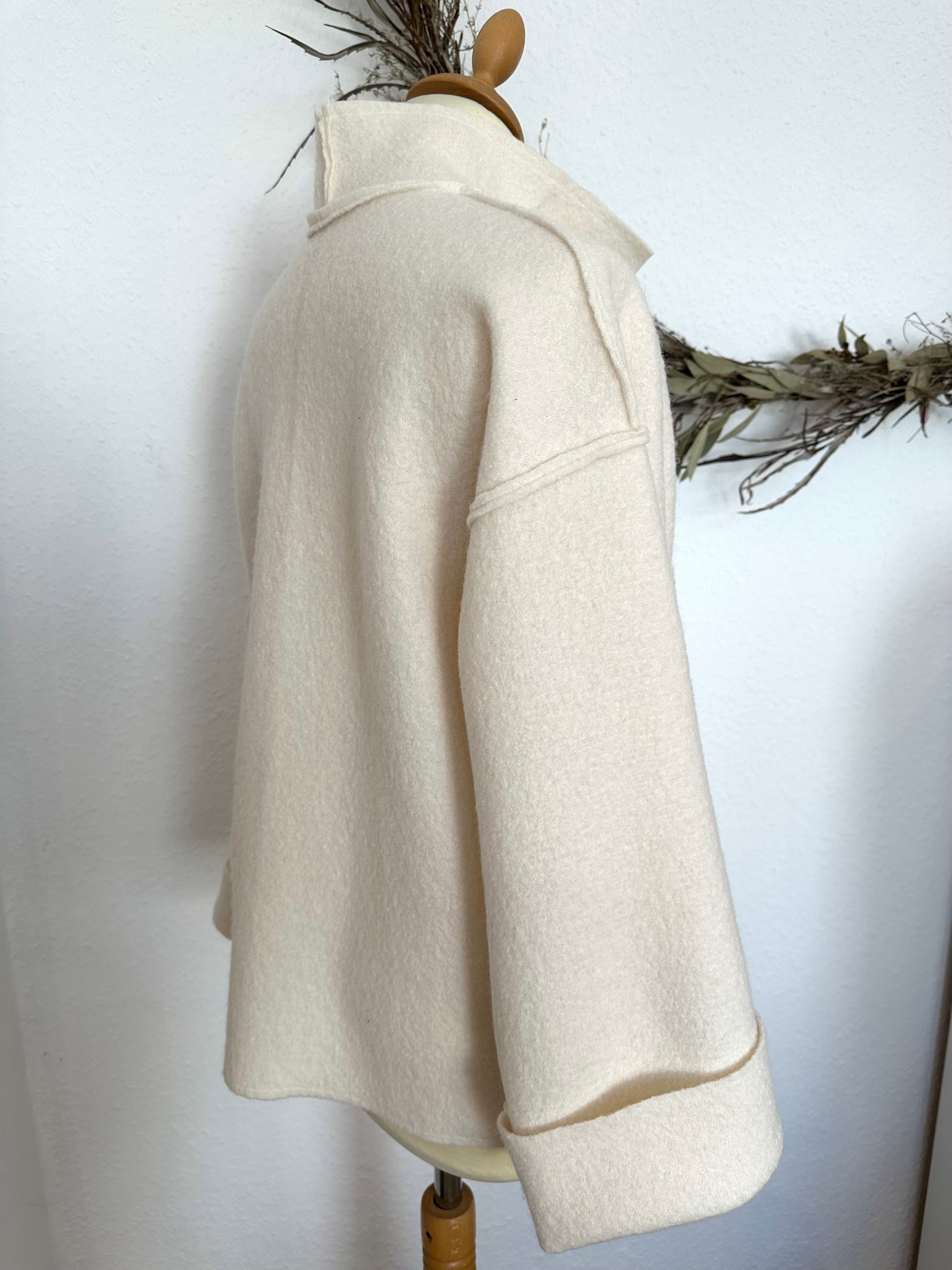 Wollwalkjacke | Wolljacke | Schurwolle | Damenjacke | Schurwolle- Jacke | Damenjacke