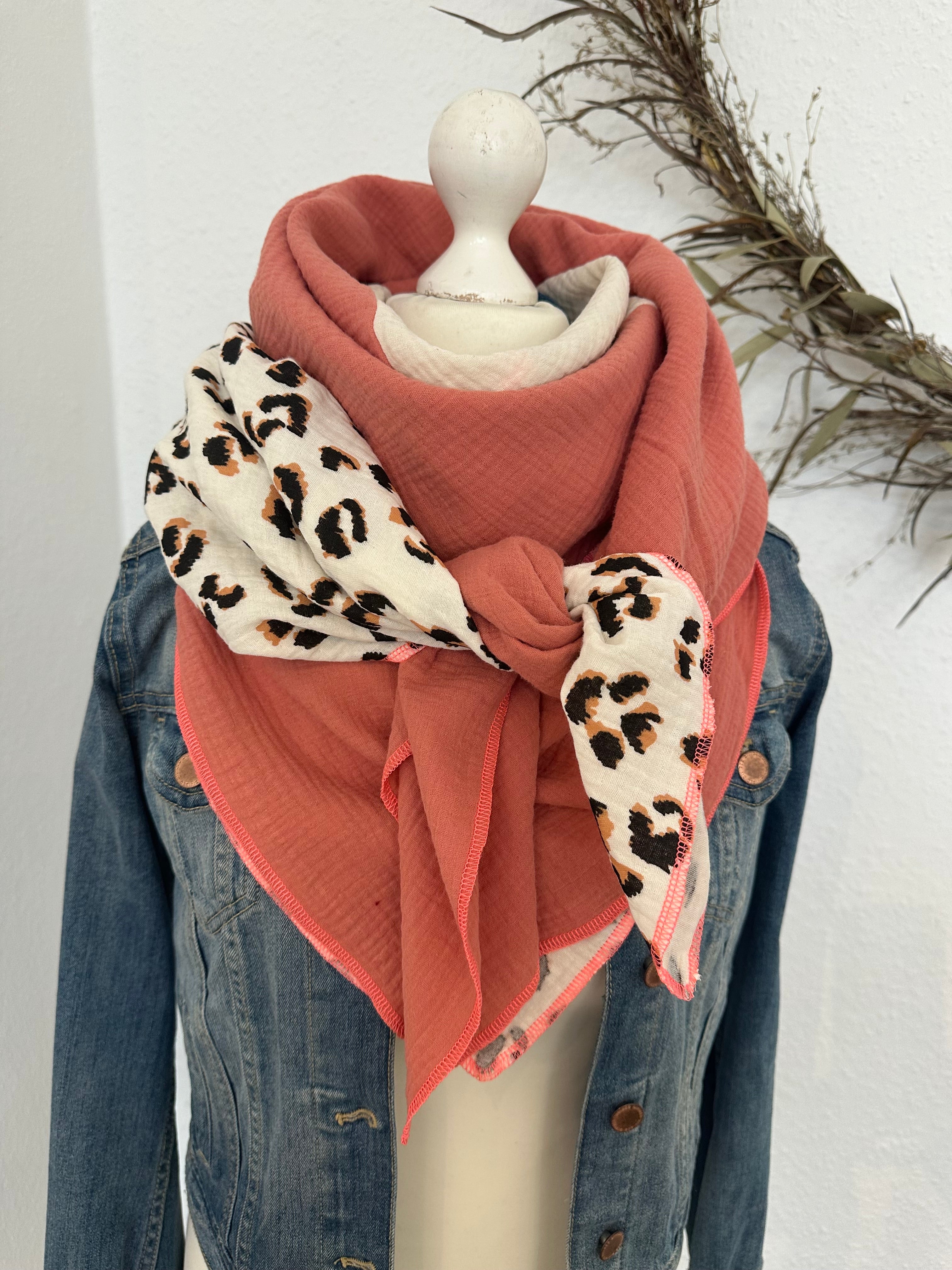 Musselintuch, Tuch, Damentuch, Musselin XXL Tuch