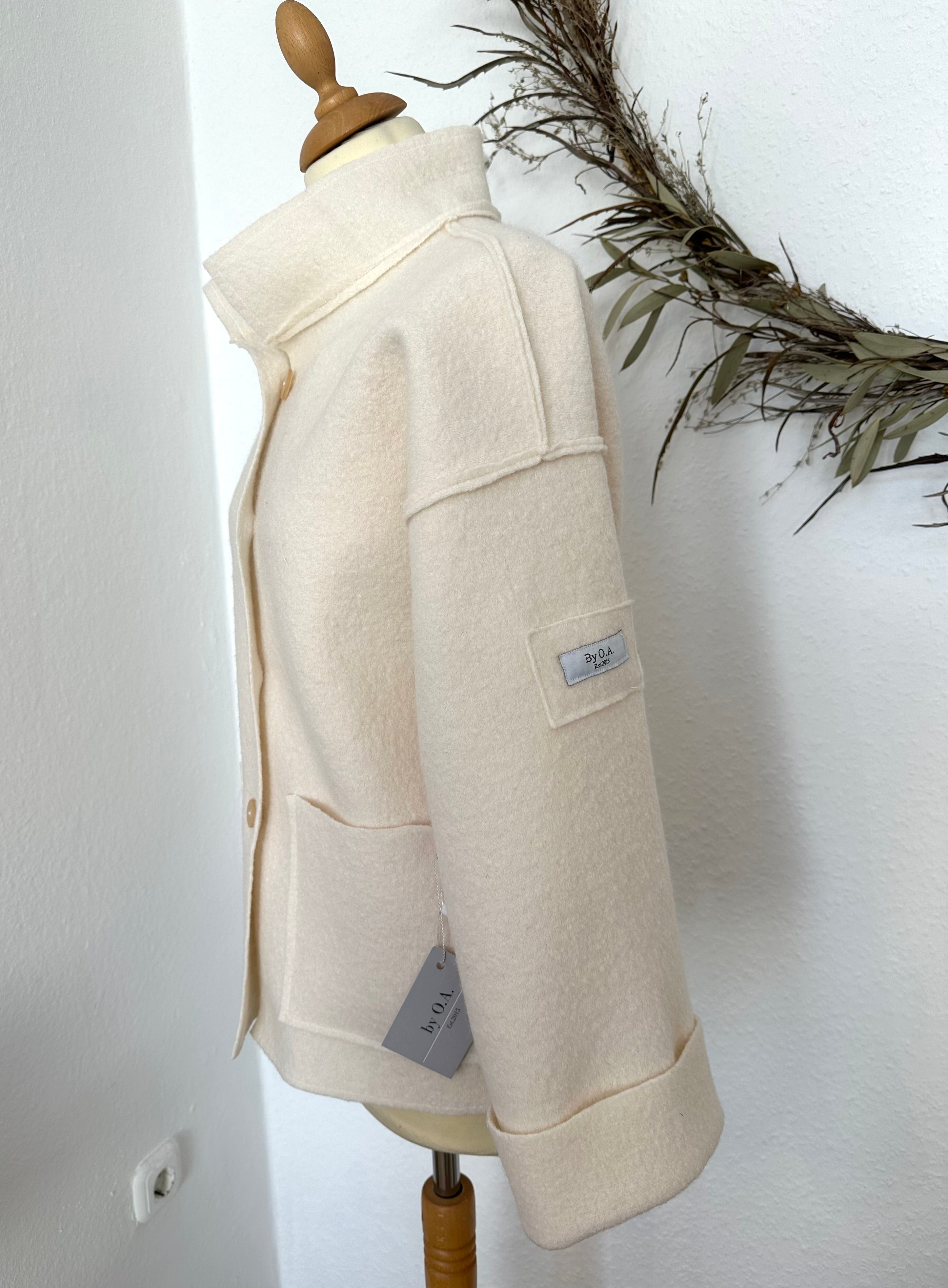 Wollwalkjacke | Wolljacke | Schurwolle | Damenjacke | Schurwolle- Jacke | Damenjacke