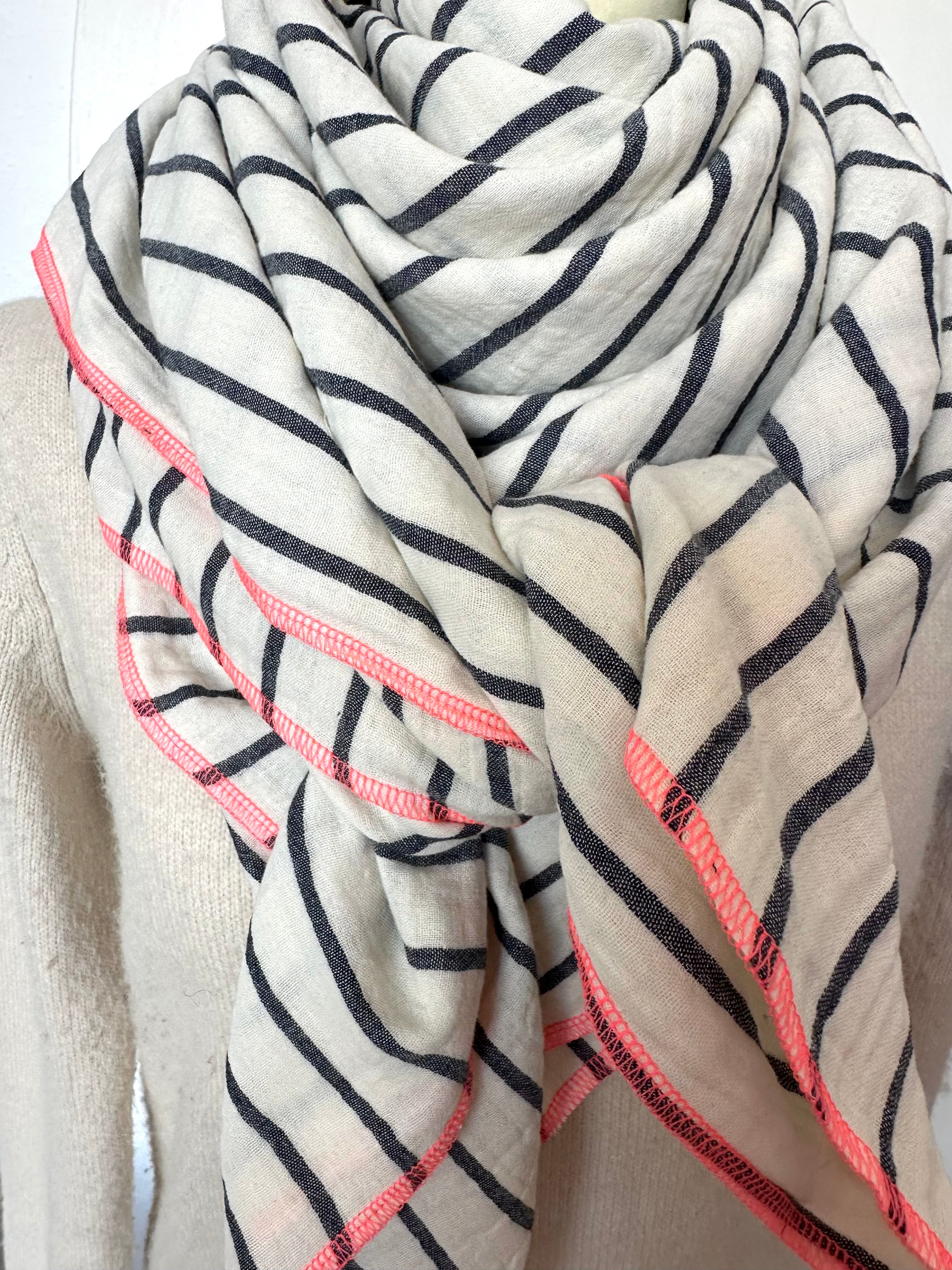 Musselintuch, Tuch, Damentuch, Musselin XXL Tuch