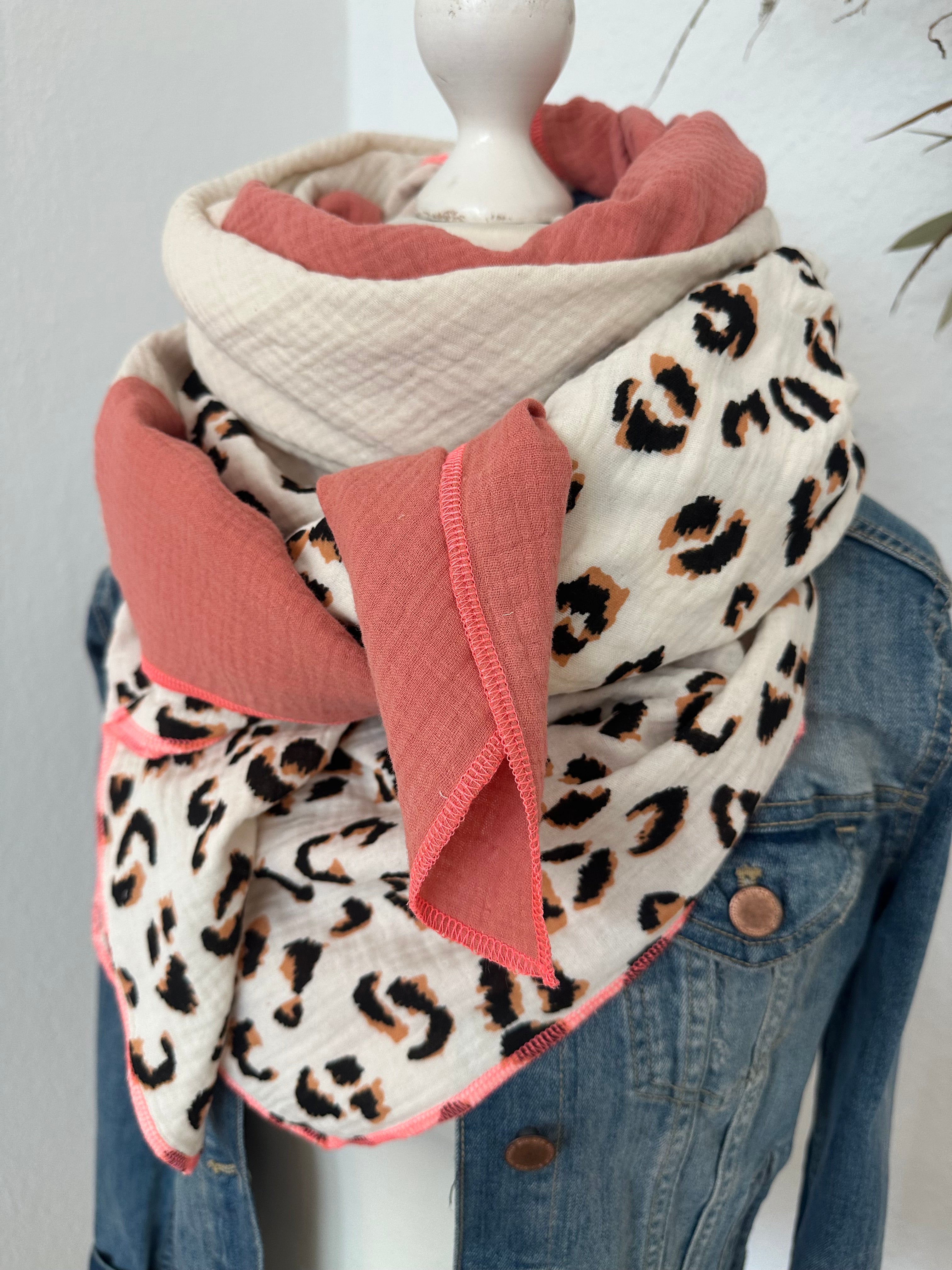 Musselintuch, Tuch, Damentuch, Musselin XXL Tuch